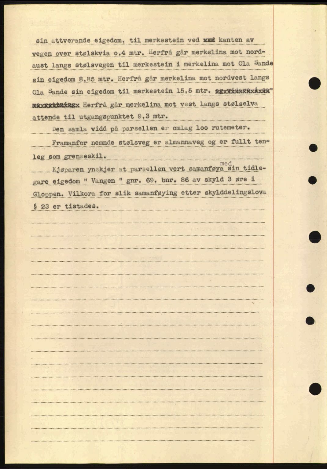 Nordfjord sorenskriveri, AV/SAB-A-2801/02/02b/02bj/L0007: Mortgage book no. A7, 1941-1943, Diary no: : 1147/1942