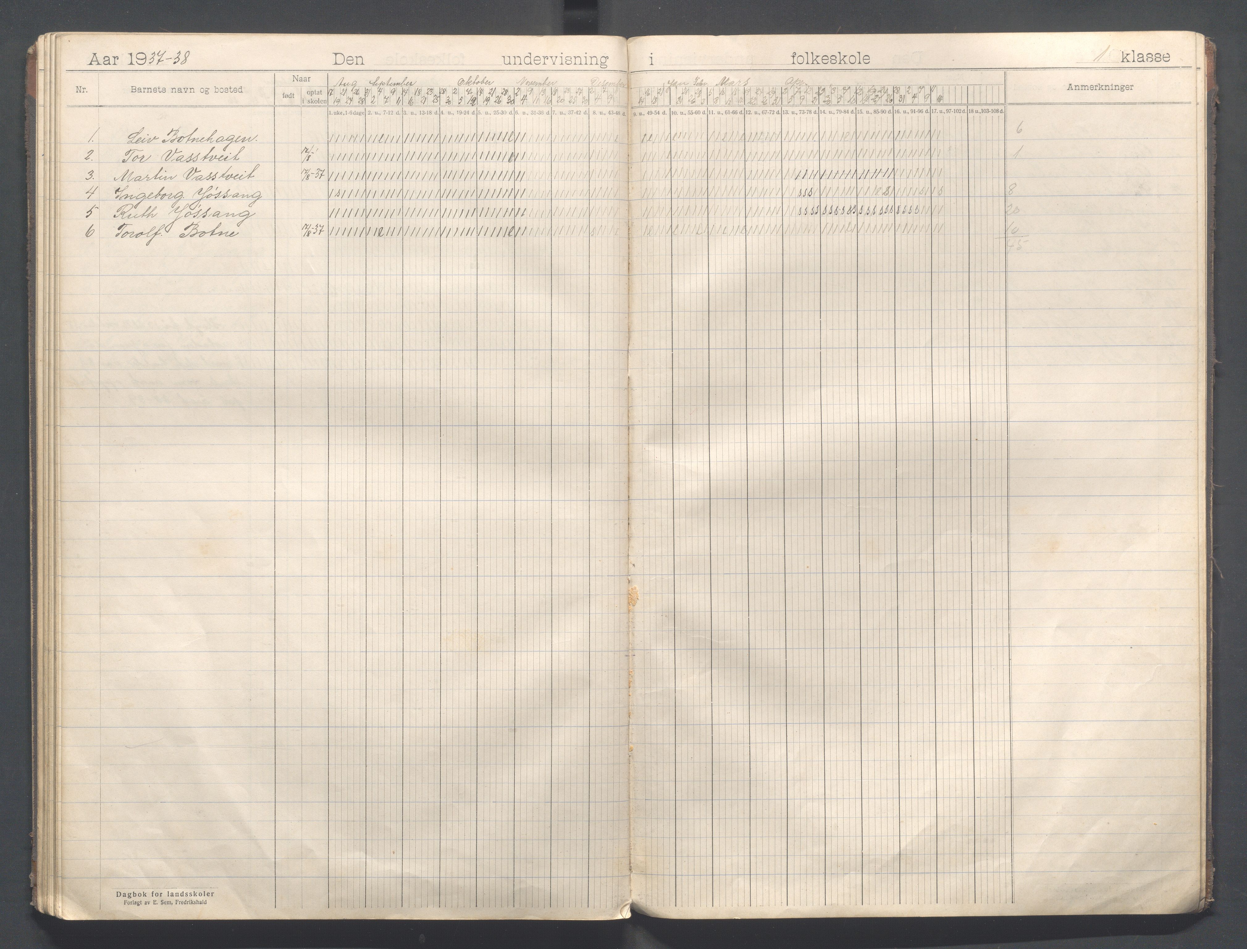 Strand kommune - Jøssang skole, IKAR/A-1274/G/Ga/L0001: Dagbok, 1916-1946, p. 40