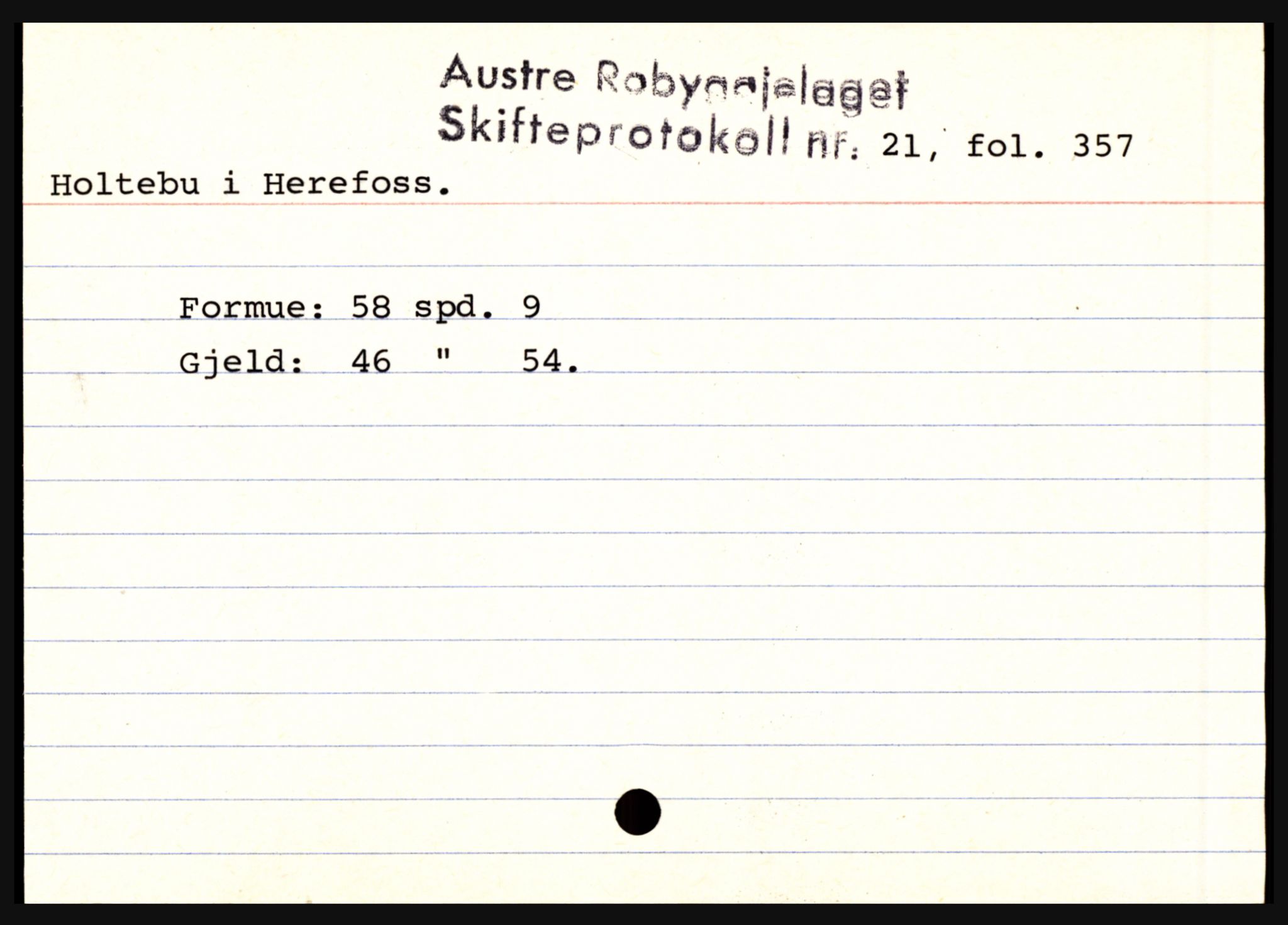 Østre Råbyggelag sorenskriveri, AV/SAK-1221-0016/H, p. 5105