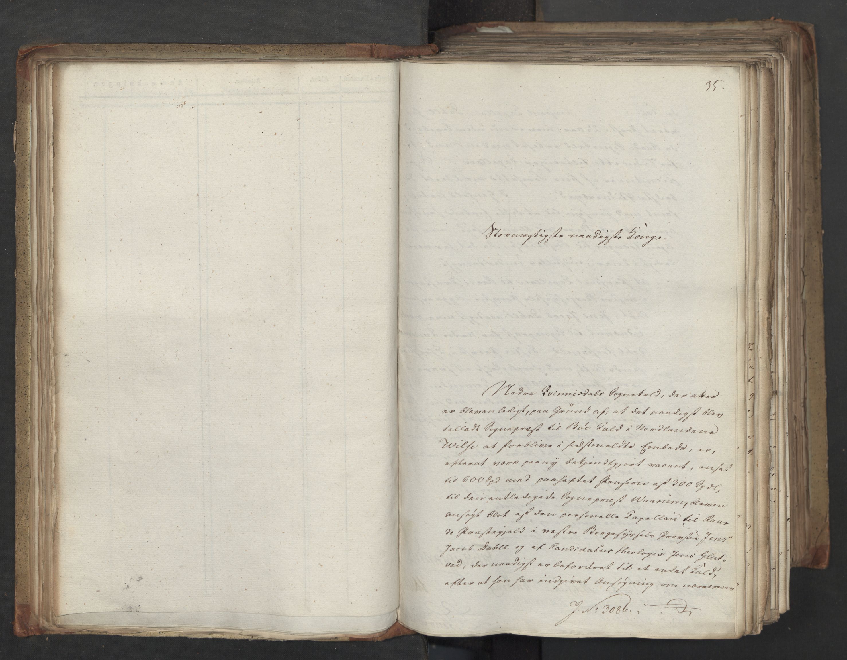 Statsrådsavdelingen i Stockholm, AV/RA-S-1003/D/Da/L0045: Regjeringsinnstillinger nr. 3067-3307, 1826, p. 55