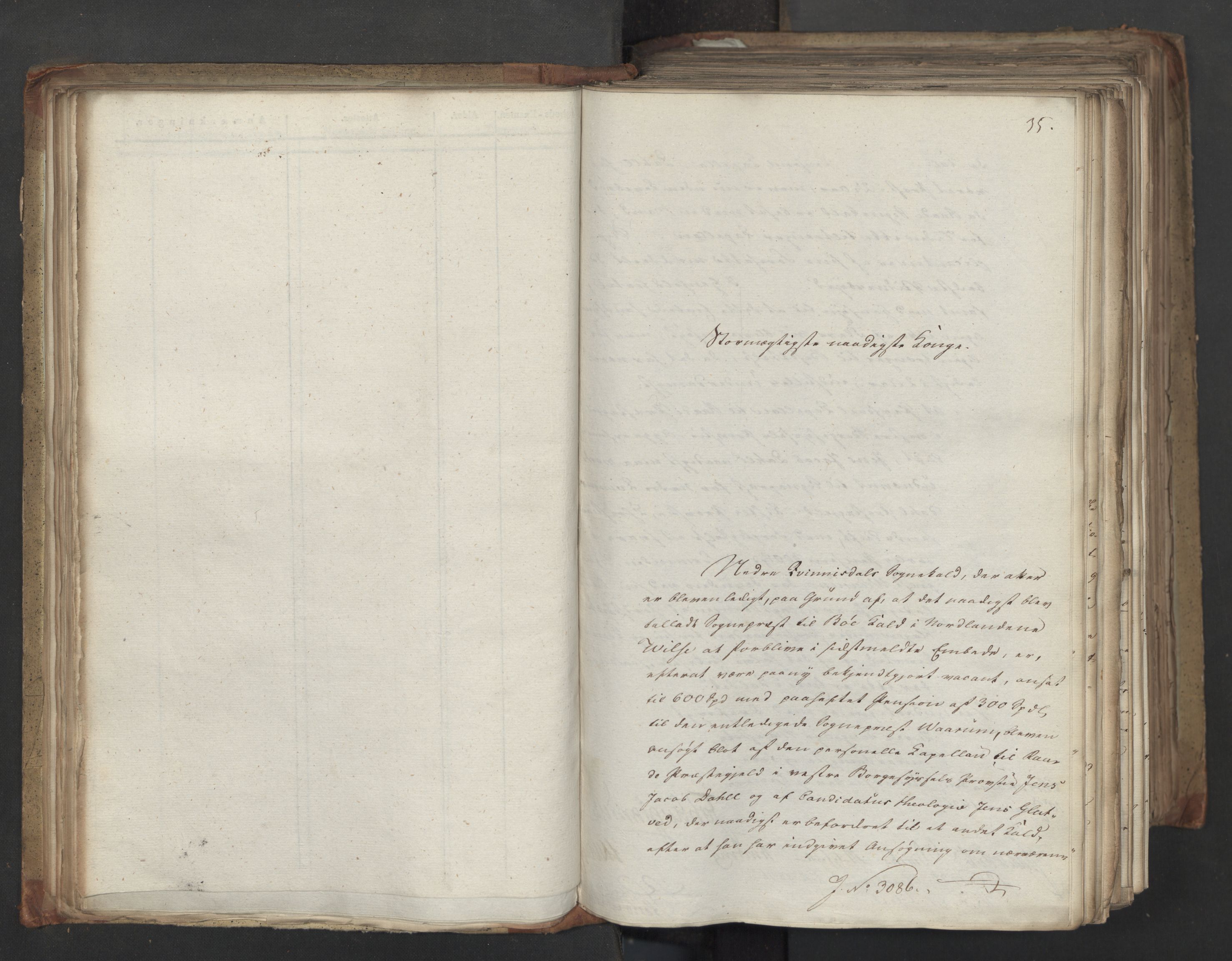 Statsrådsavdelingen i Stockholm, RA/S-1003/D/Da/L0045: Regjeringsinnstillinger nr. 3067-3307, 1826, p. 55