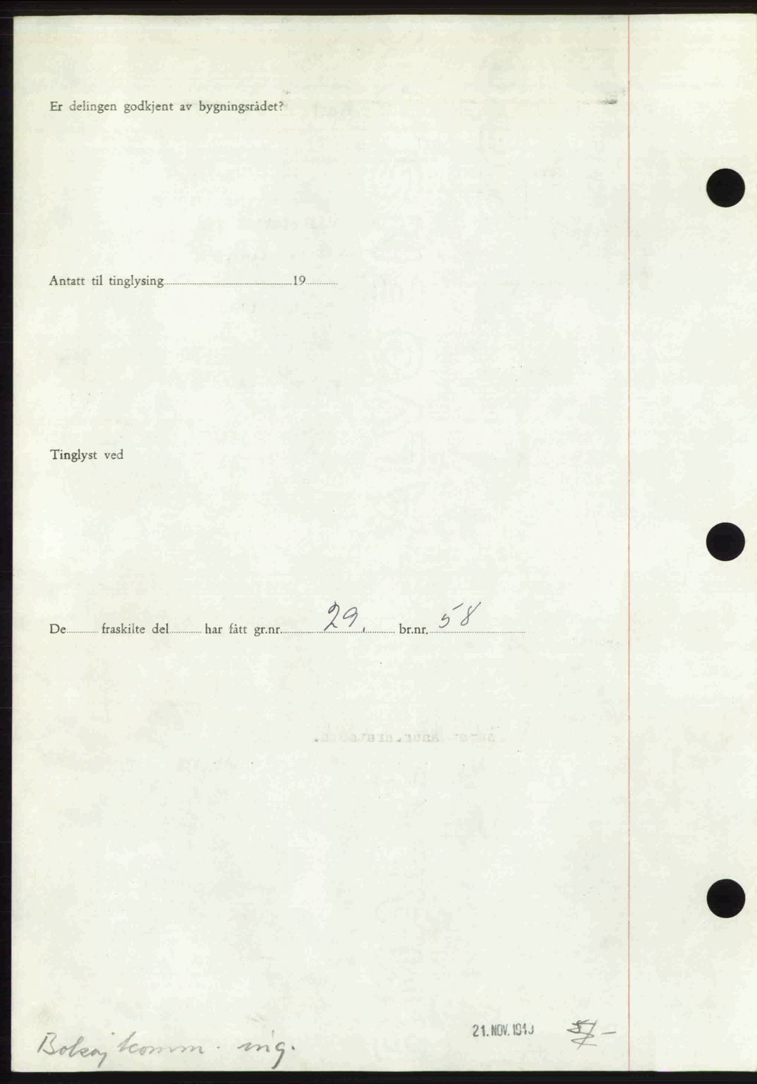 Romsdal sorenskriveri, AV/SAT-A-4149/1/2/2C: Mortgage book no. A31, 1949-1949, Diary no: : 3268/1949