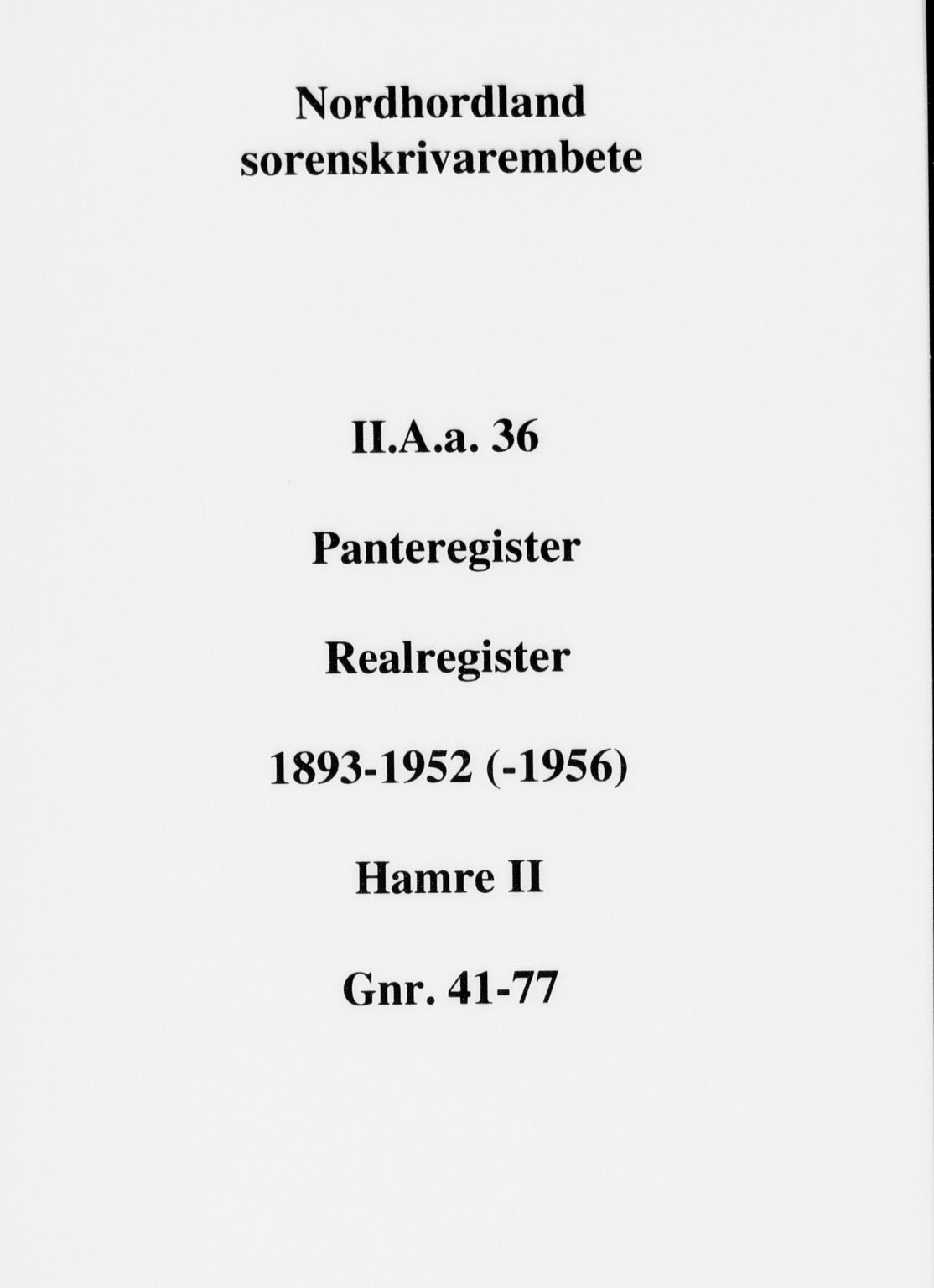 Nordhordland sorenskrivar, SAB/A-2901/1/G/Ga/Gaaa/L0036: Mortgage register no. II.A.a.36, 1893-1952