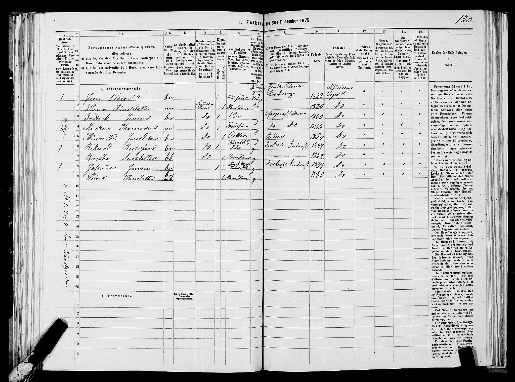 SATØ, 1875 census for 1941P Skjervøy, 1875, p. 4130