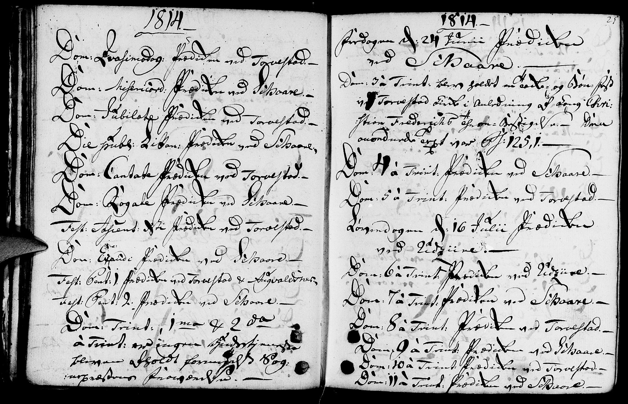 Torvastad sokneprestkontor, AV/SAST-A -101857/H/Ha/Haa/L0002: Parish register (official) no. A 2, 1801-1817, p. 25