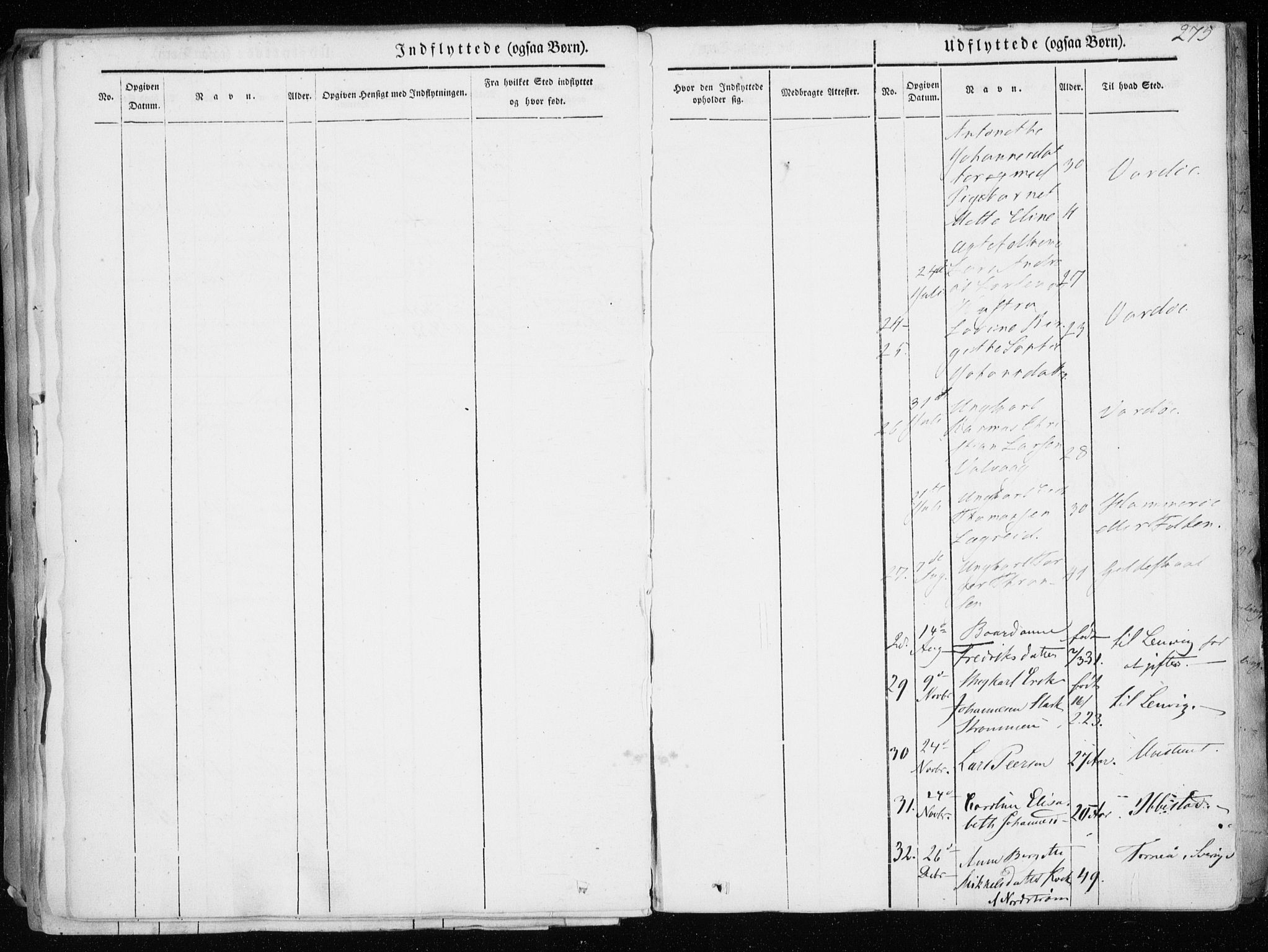 Tranøy sokneprestkontor, SATØ/S-1313/I/Ia/Iaa/L0006kirke: Parish register (official) no. 6, 1844-1855, p. 275