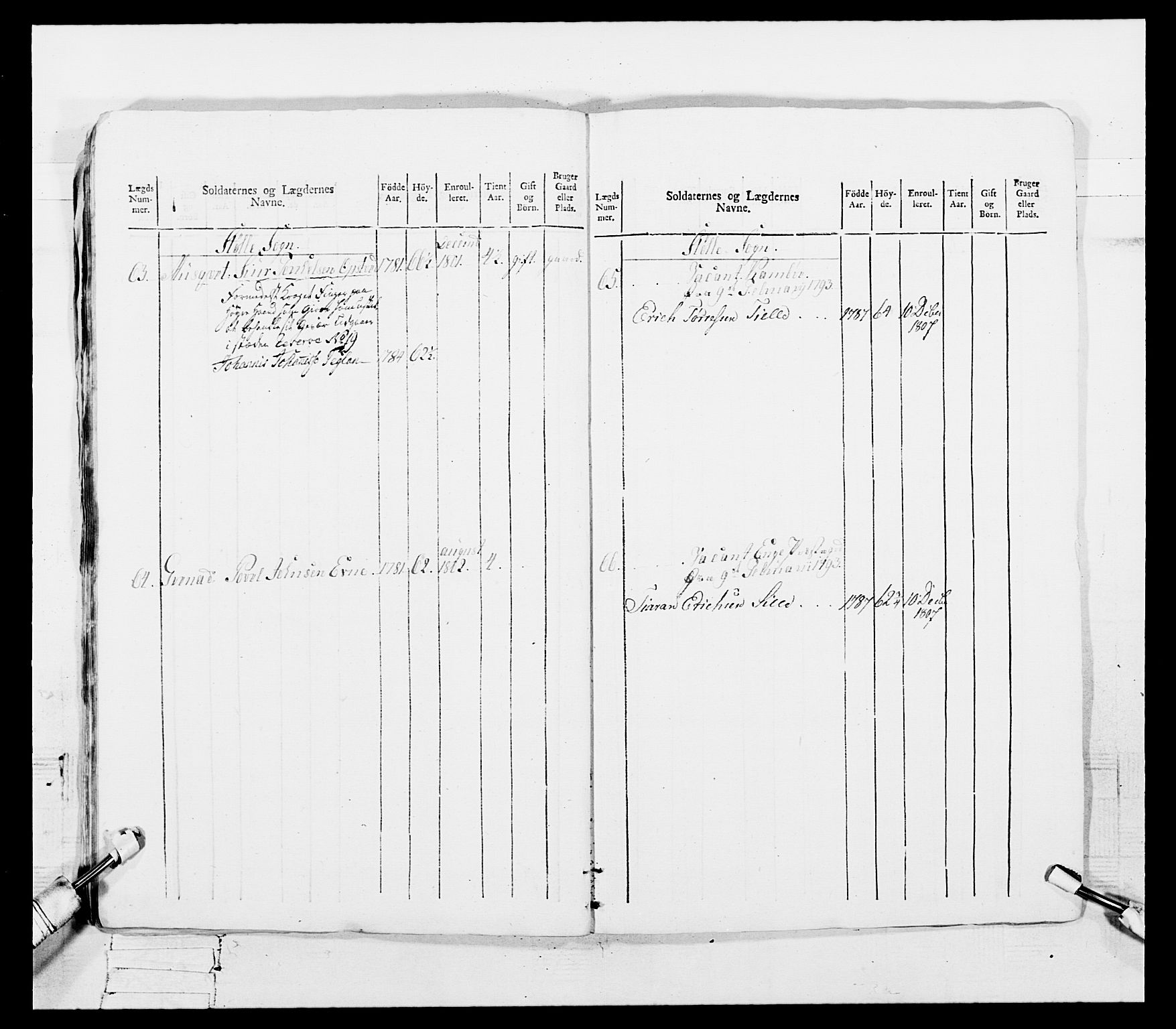 Generalitets- og kommissariatskollegiet, Det kongelige norske kommissariatskollegium, AV/RA-EA-5420/E/Eh/L0109: Vesterlenske nasjonale infanteriregiment, 1806, p. 64