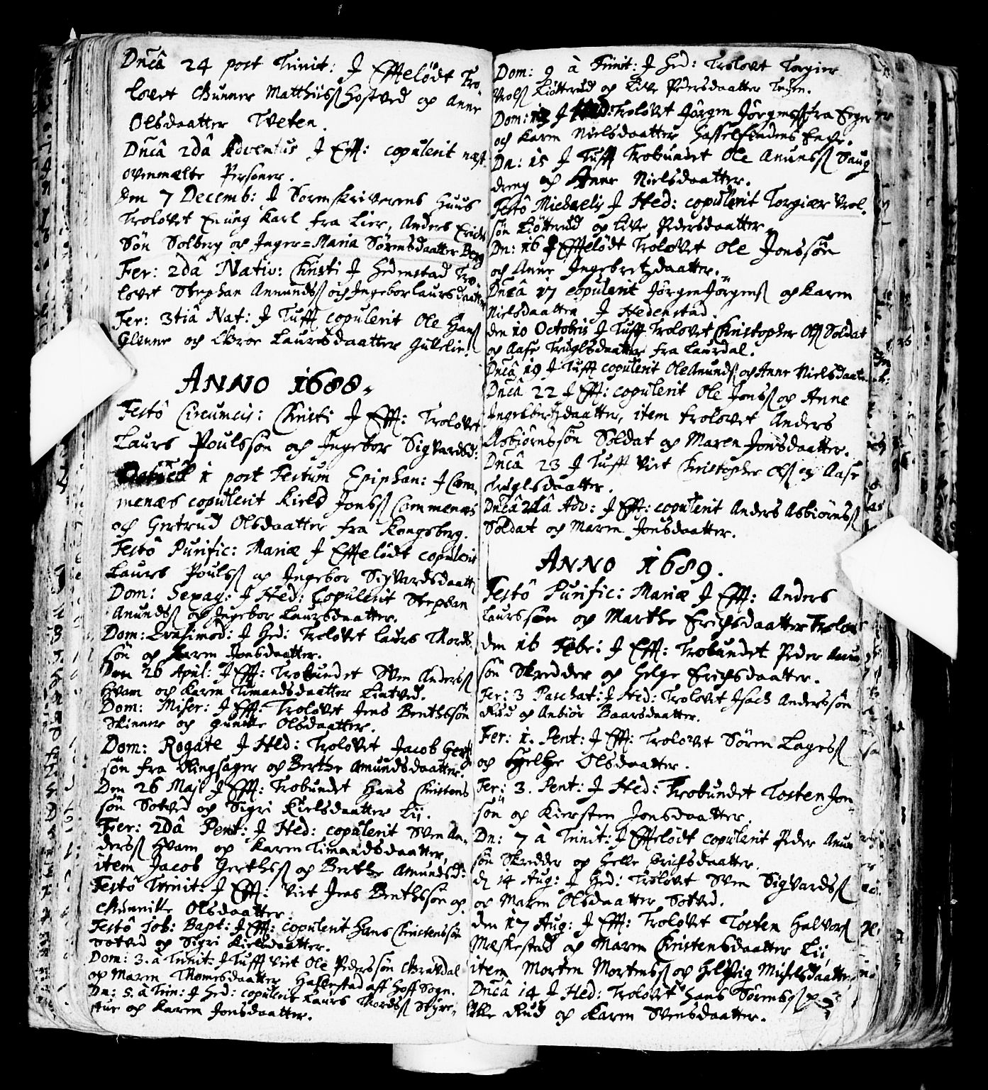 Sandsvær kirkebøker, AV/SAKO-A-244/F/Fa/L0001: Parish register (official) no. I 1, 1665-1725, p. 112