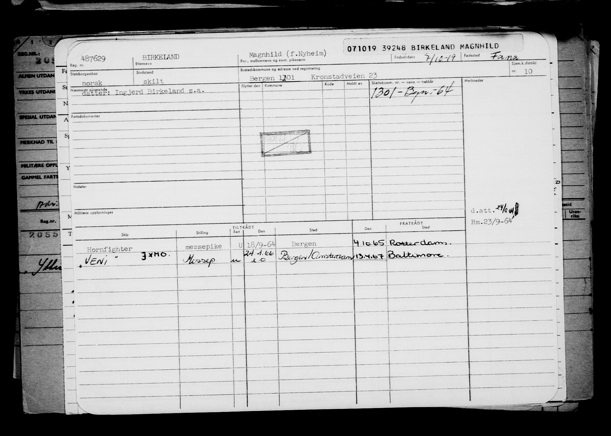 Direktoratet for sjømenn, AV/RA-S-3545/G/Gb/L0172: Hovedkort, 1919, p. 480