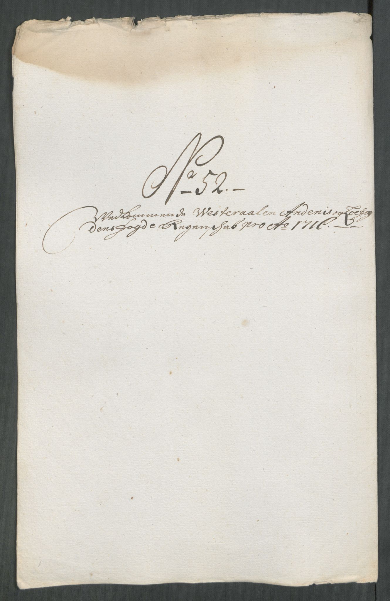 Rentekammeret inntil 1814, Reviderte regnskaper, Fogderegnskap, AV/RA-EA-4092/R67/L4682: Fogderegnskap Vesterålen, Andenes og Lofoten, 1716, p. 269