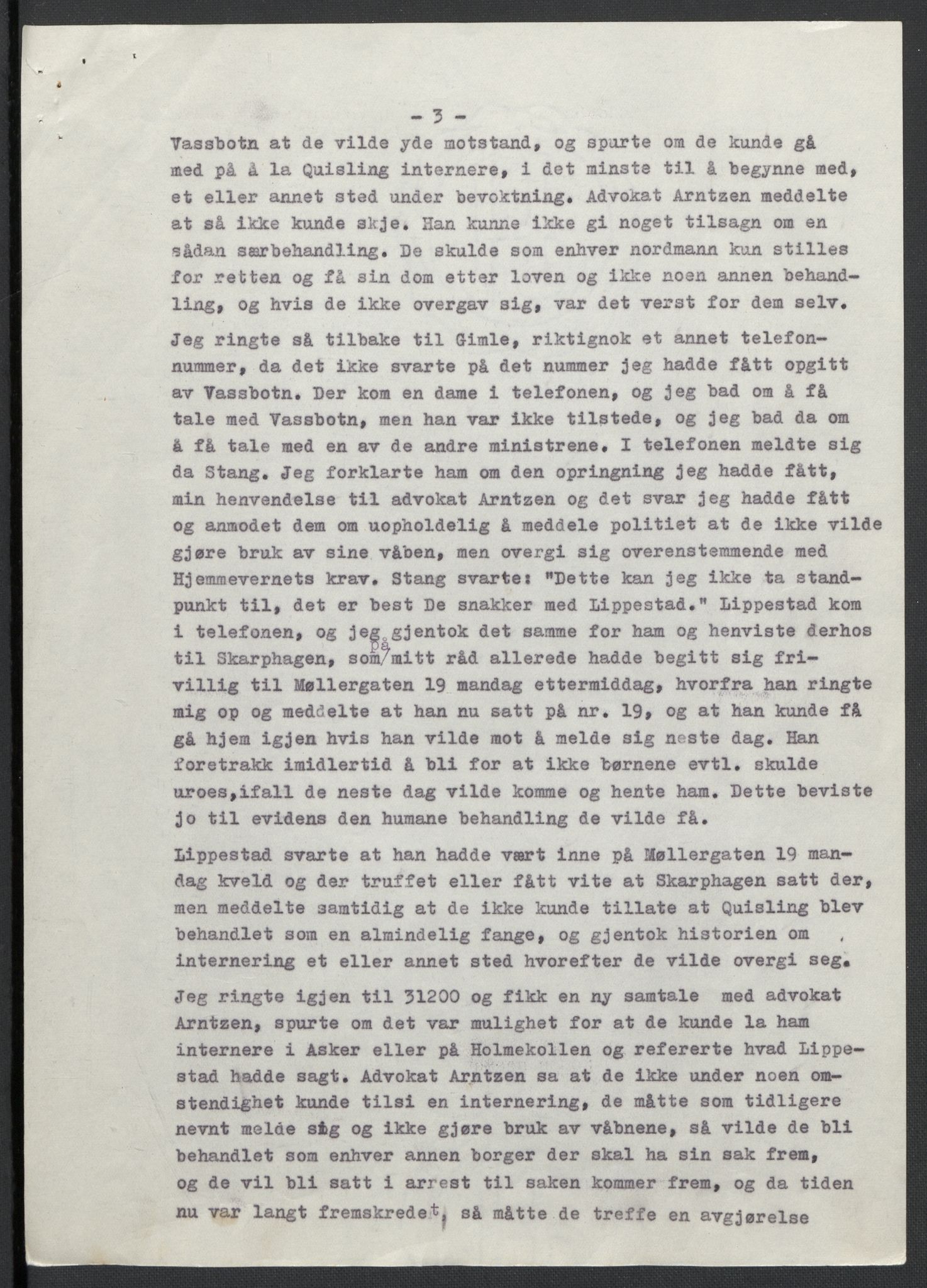 Landssvikarkivet, Oslo politikammer, AV/RA-S-3138-01/D/Da/L0003: Dnr. 29, 1945, p. 1322