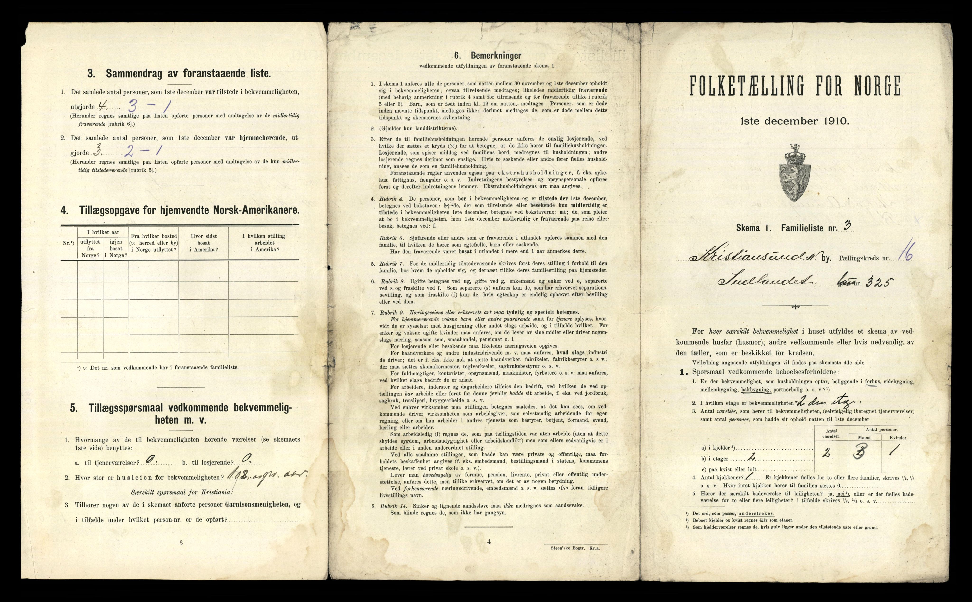 RA, 1910 census for Kristiansund, 1910, p. 5889