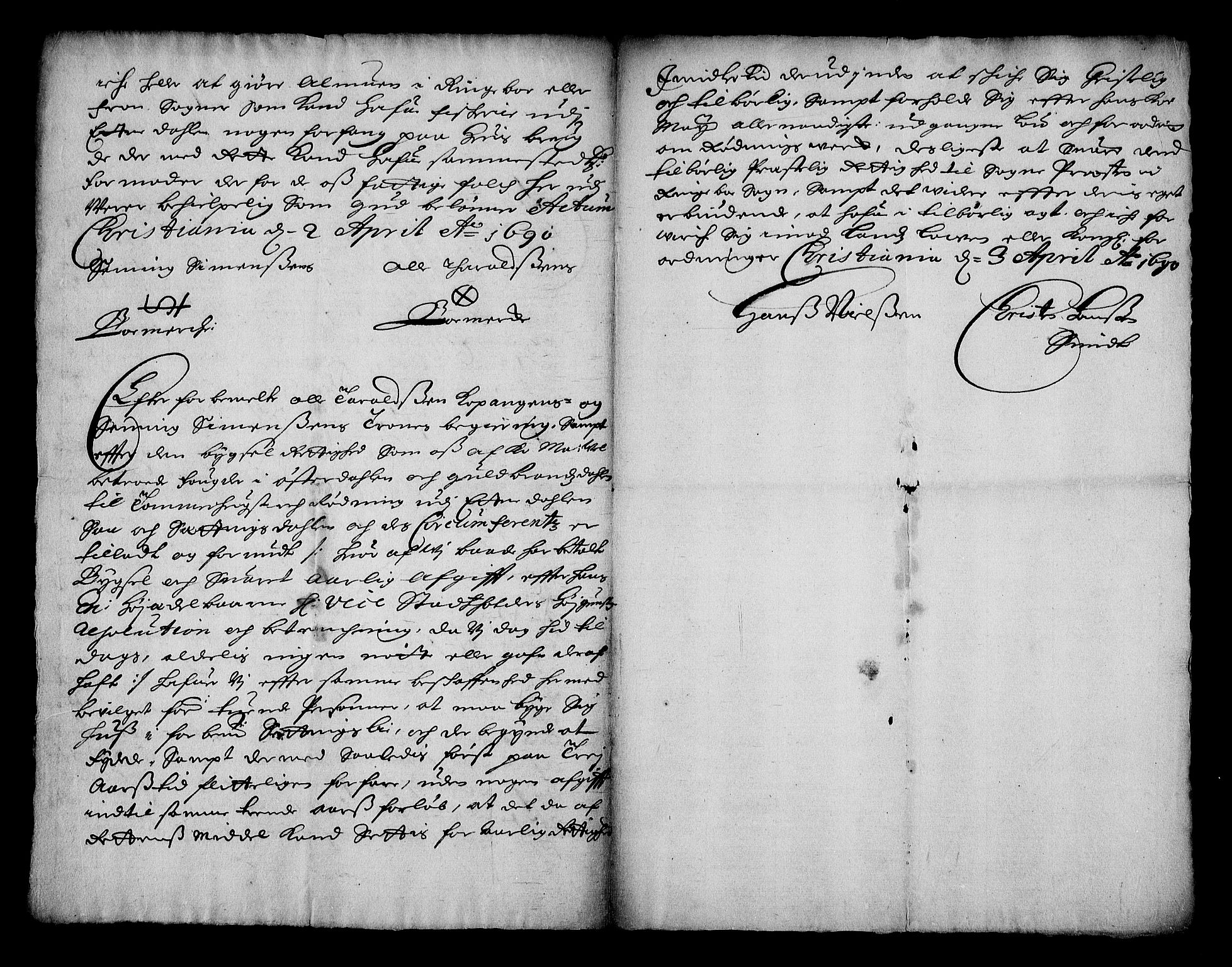 Stattholderembetet 1572-1771, RA/EA-2870/Af/L0004: Avskrifter av vedlegg til originale supplikker, nummerert i samsvar med supplikkbøkene, 1691-1694, p. 300