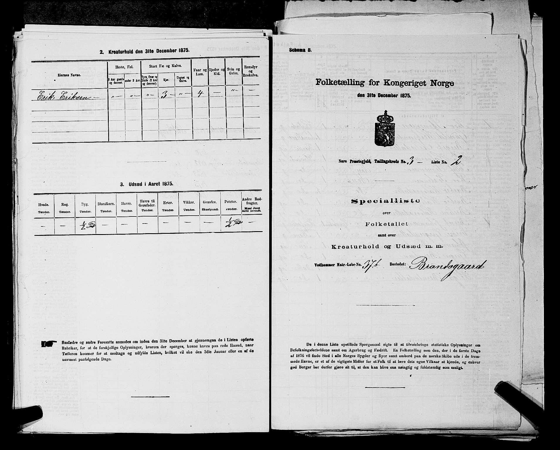 SAKO, 1875 census for 0633P Nore, 1875, p. 456