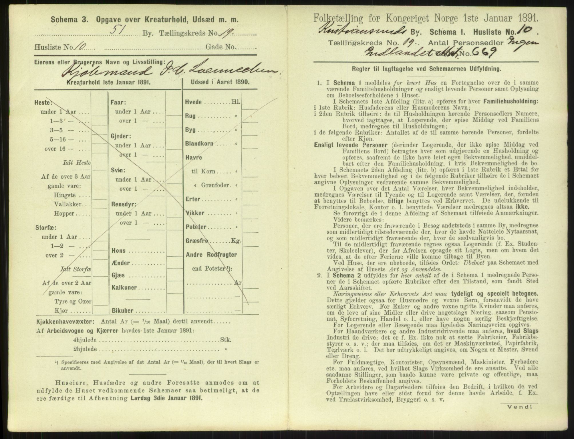 RA, 1891 census for 1503 Kristiansund, 1891, p. 1952