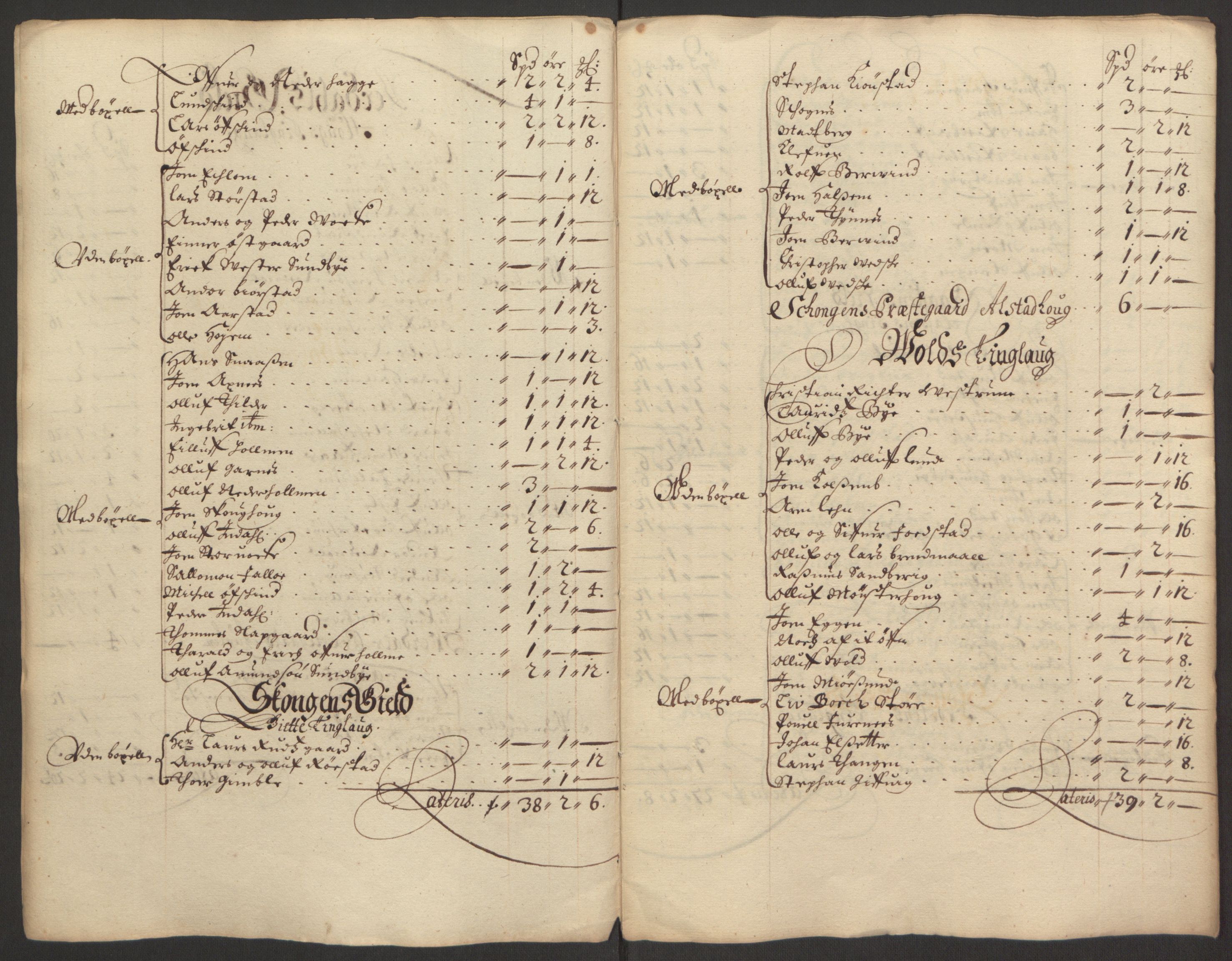 Rentekammeret inntil 1814, Reviderte regnskaper, Fogderegnskap, RA/EA-4092/R62/L4186: Fogderegnskap Stjørdal og Verdal, 1693-1694, p. 114
