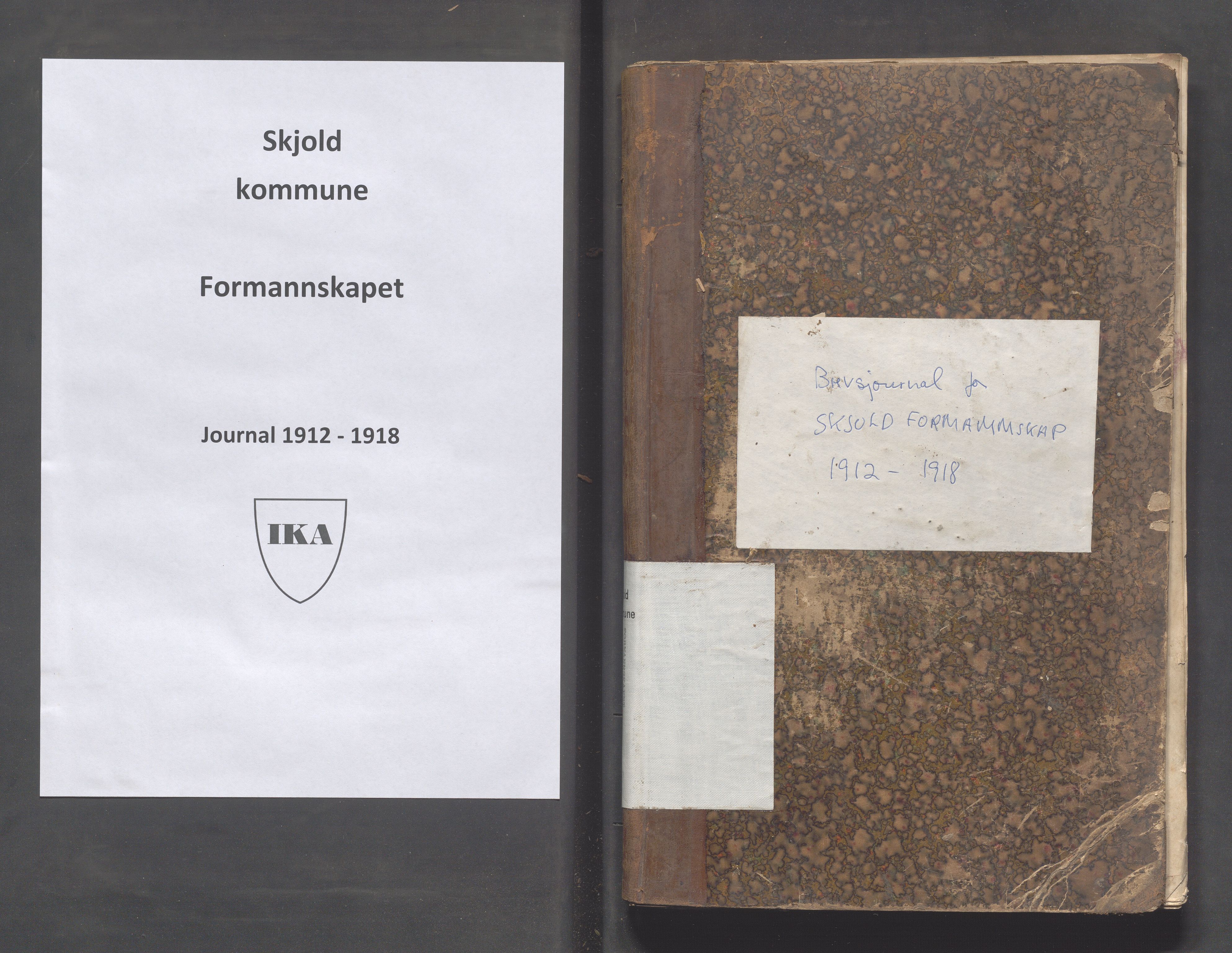Skjold kommune - Formannskapet, IKAR/K-100775/C/L0002: Brevjournal, 1912-1918