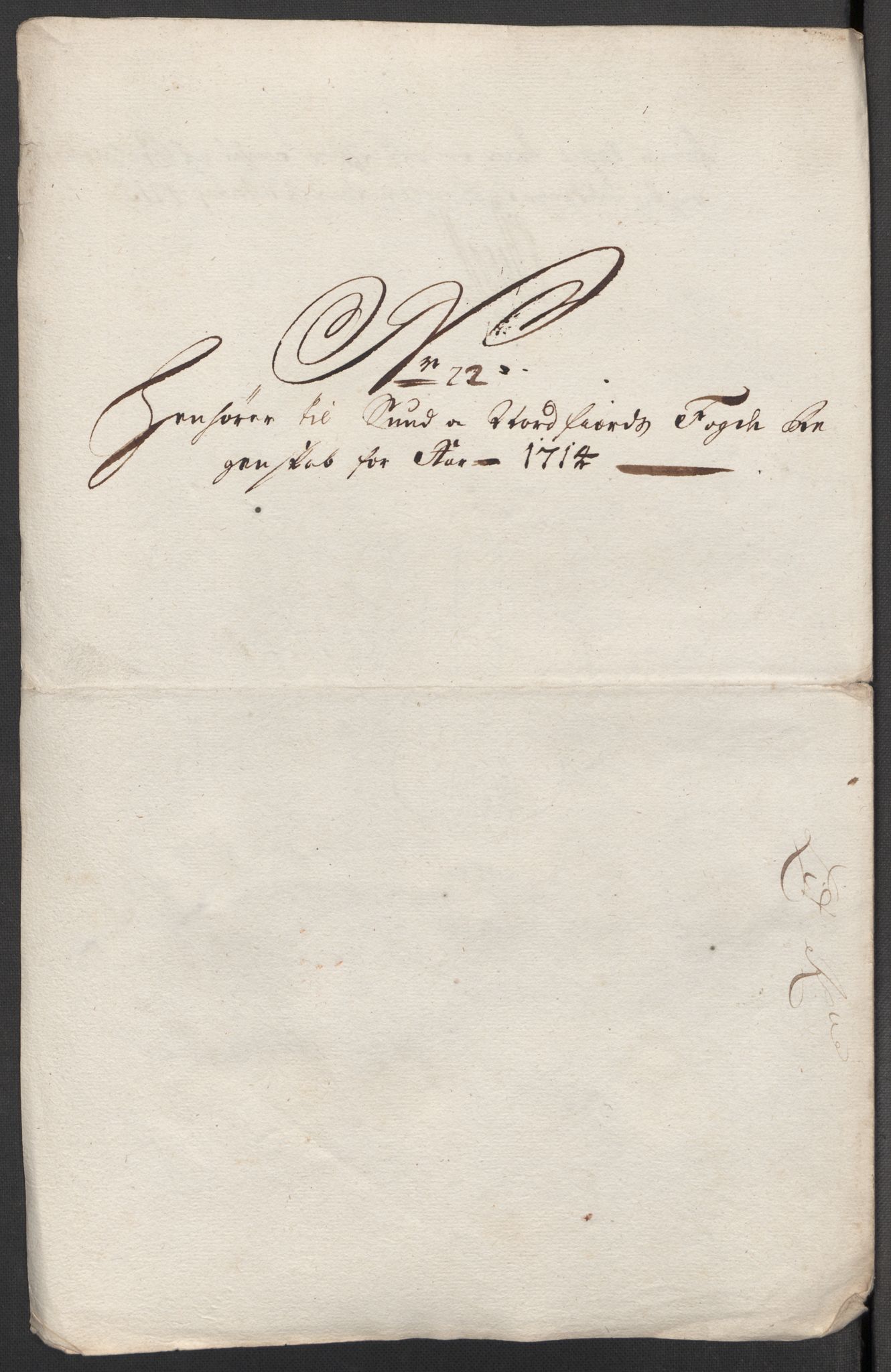 Rentekammeret inntil 1814, Reviderte regnskaper, Fogderegnskap, AV/RA-EA-4092/R53/L3438: Fogderegnskap Sunn- og Nordfjord, 1714, p. 304