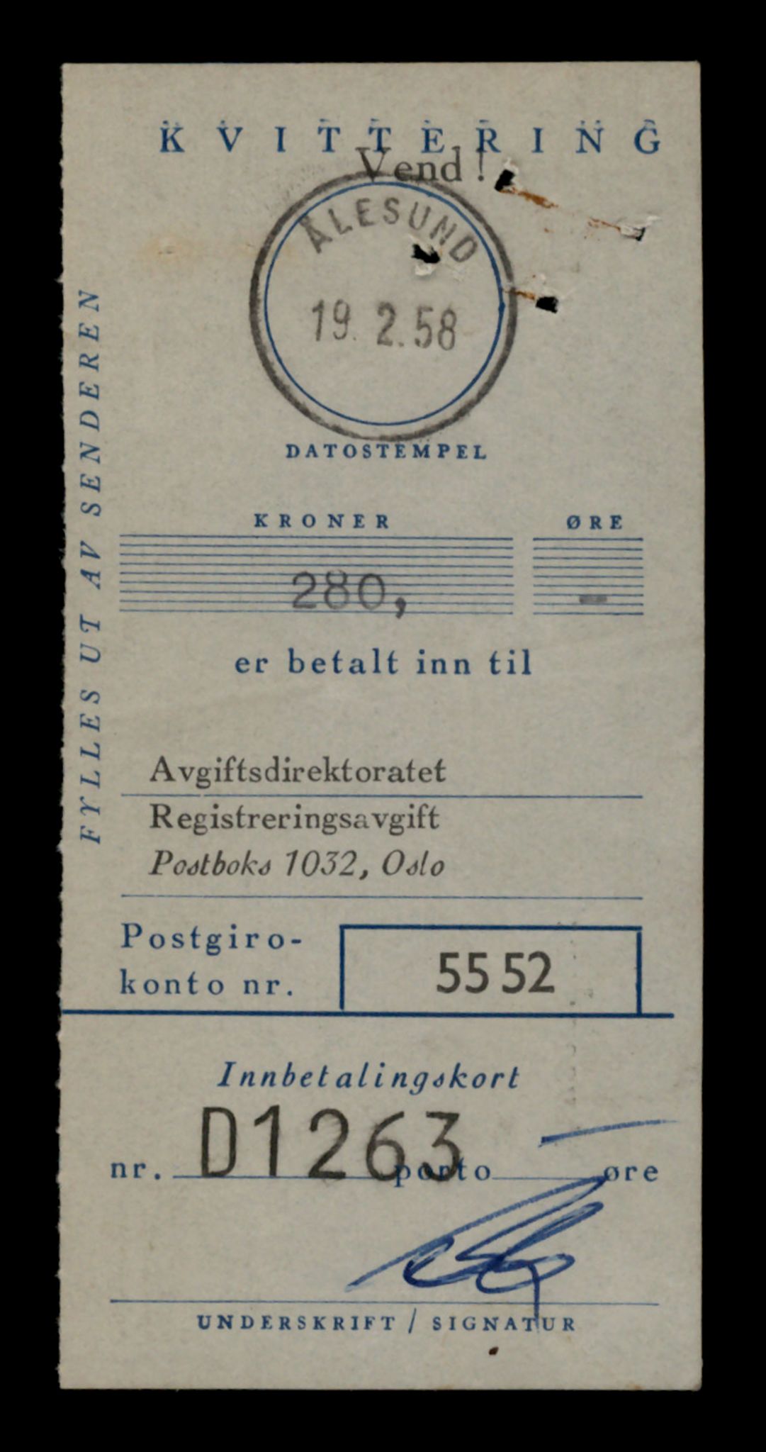 Møre og Romsdal vegkontor - Ålesund trafikkstasjon, AV/SAT-A-4099/F/Fe/L0034: Registreringskort for kjøretøy T 12500 - T 12652, 1927-1998, p. 400