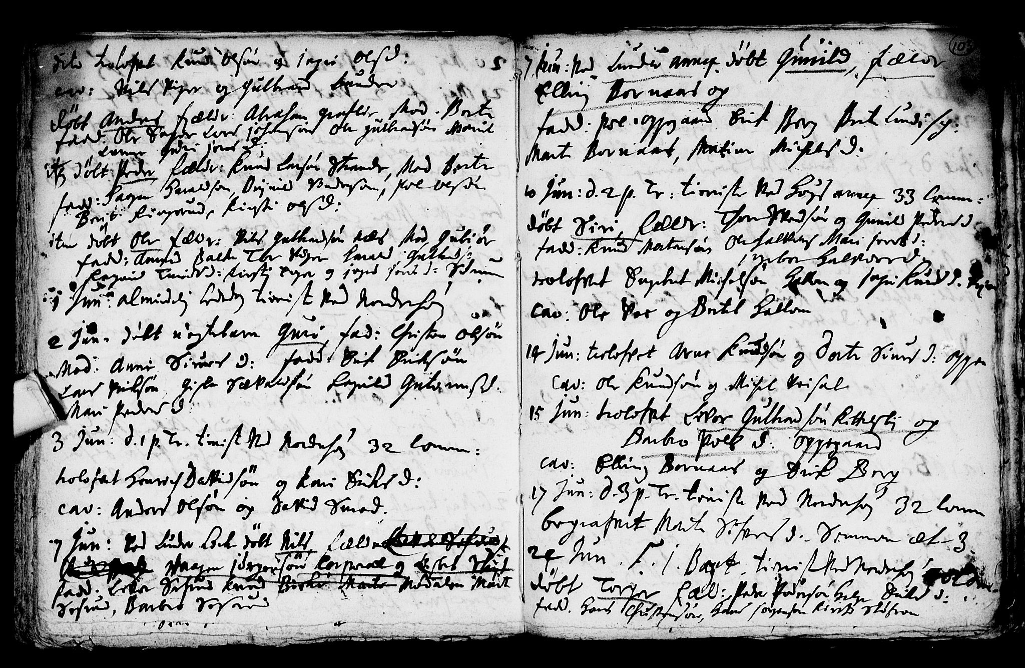 Norderhov kirkebøker, SAKO/A-237/F/Fa/L0001: Parish register (official) no. 1, 1704-1716, p. 103