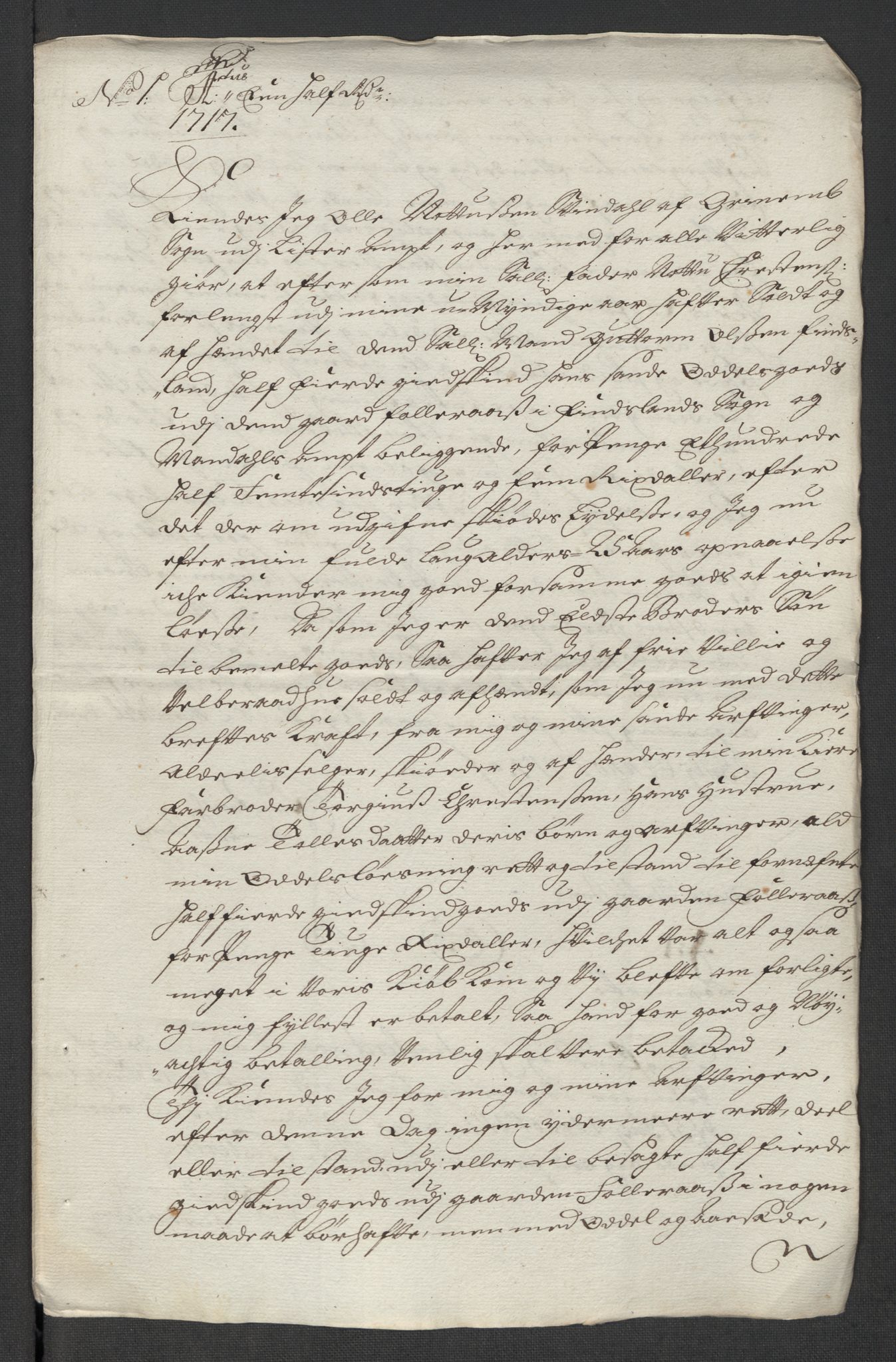 Rentekammeret inntil 1814, Reviderte regnskaper, Fogderegnskap, AV/RA-EA-4092/R43/L2563: Fogderegnskap Lista og Mandal, 1718, p. 536