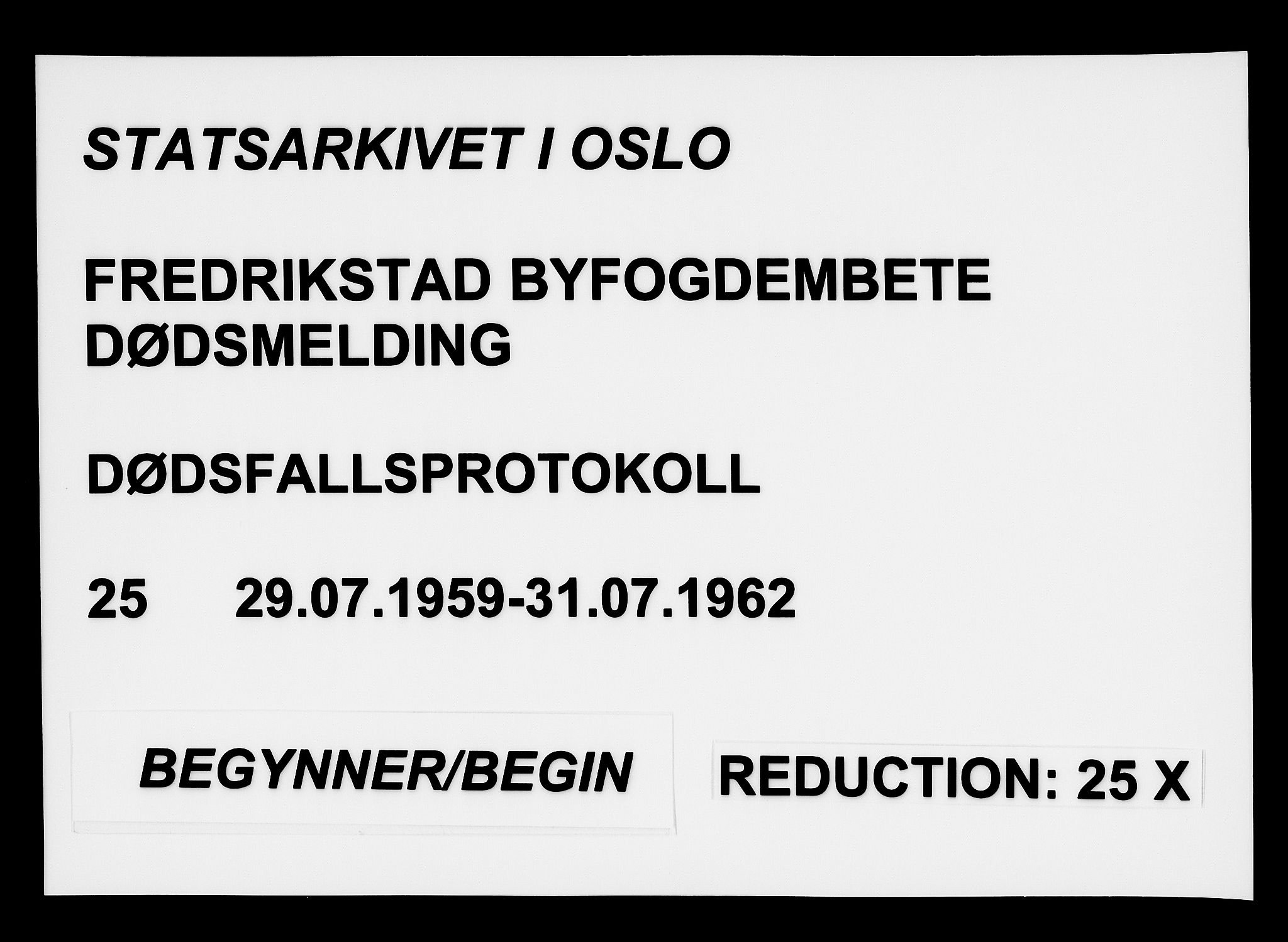 Fredrikstad byfogd, SAO/A-10473a/H/Ha/Hab/L0025: Dødsfallsprotokoll, 1959-1962