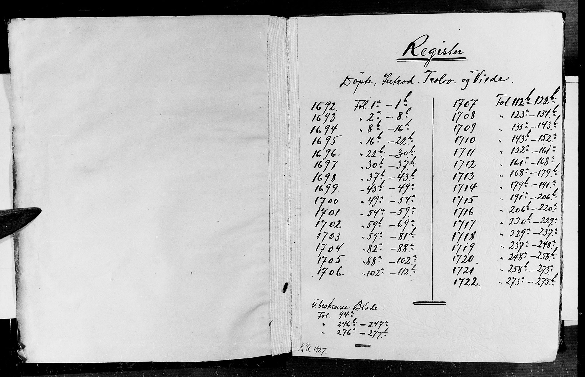 Øyestad sokneprestkontor, AV/SAK-1111-0049/F/Fa/L0002: Parish register (official) no. A 2, 1692-1722