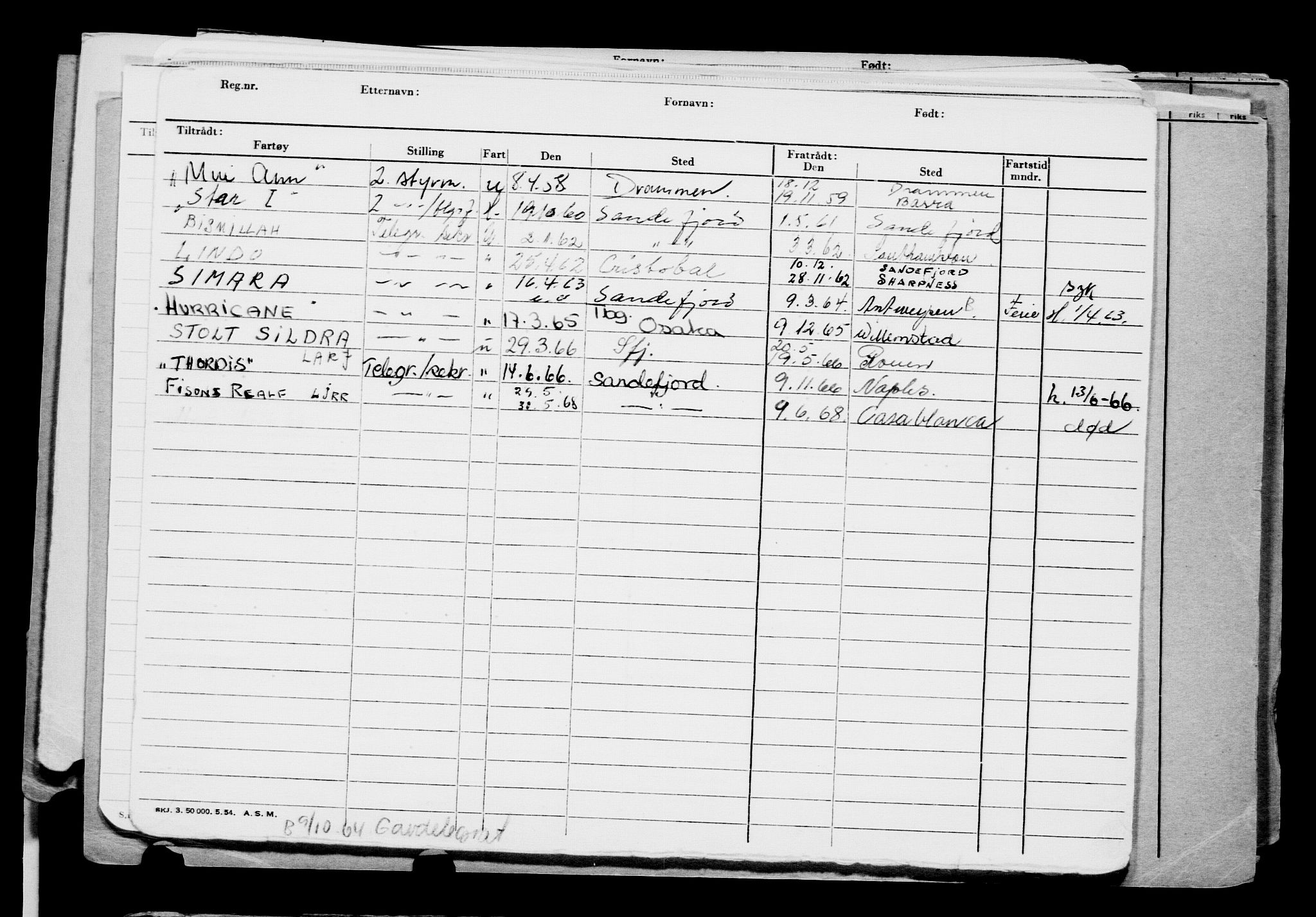 Direktoratet for sjømenn, AV/RA-S-3545/G/Gb/L0124: Hovedkort, 1914, p. 29