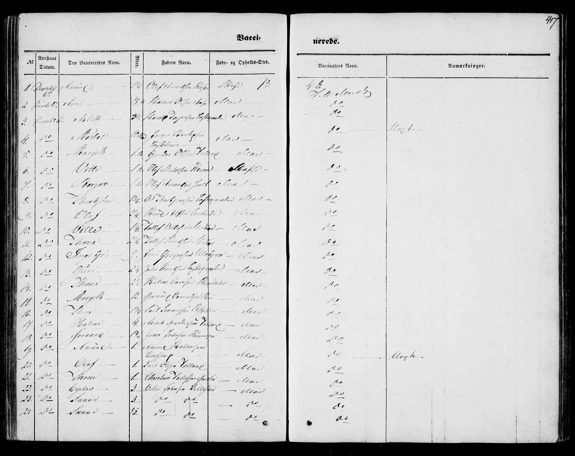 Mo kirkebøker, SAKO/A-286/F/Fa/L0005: Parish register (official) no. I 5, 1844-1864, p. 417