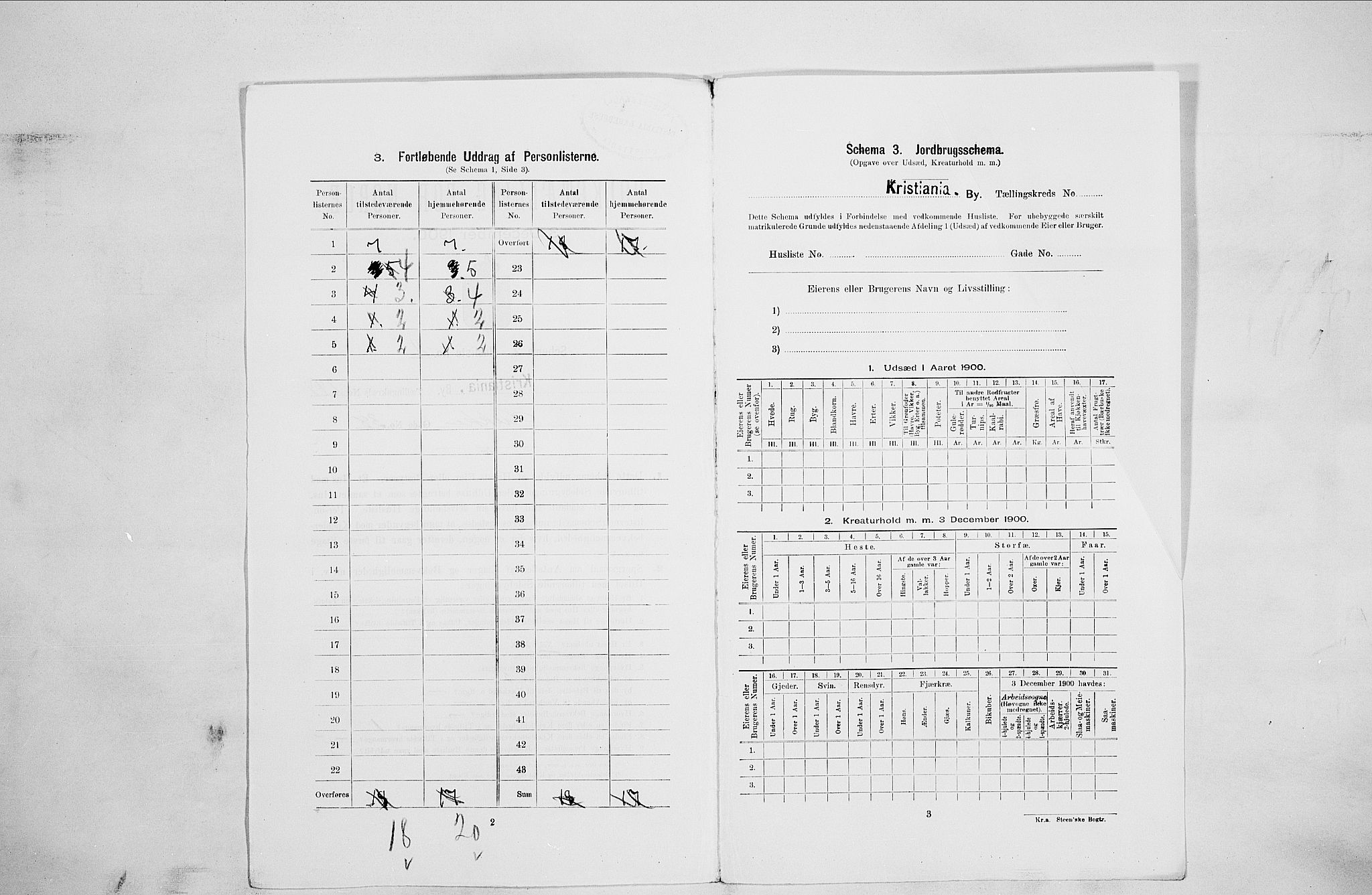 SAO, 1900 census for Kristiania, 1900, p. 50749