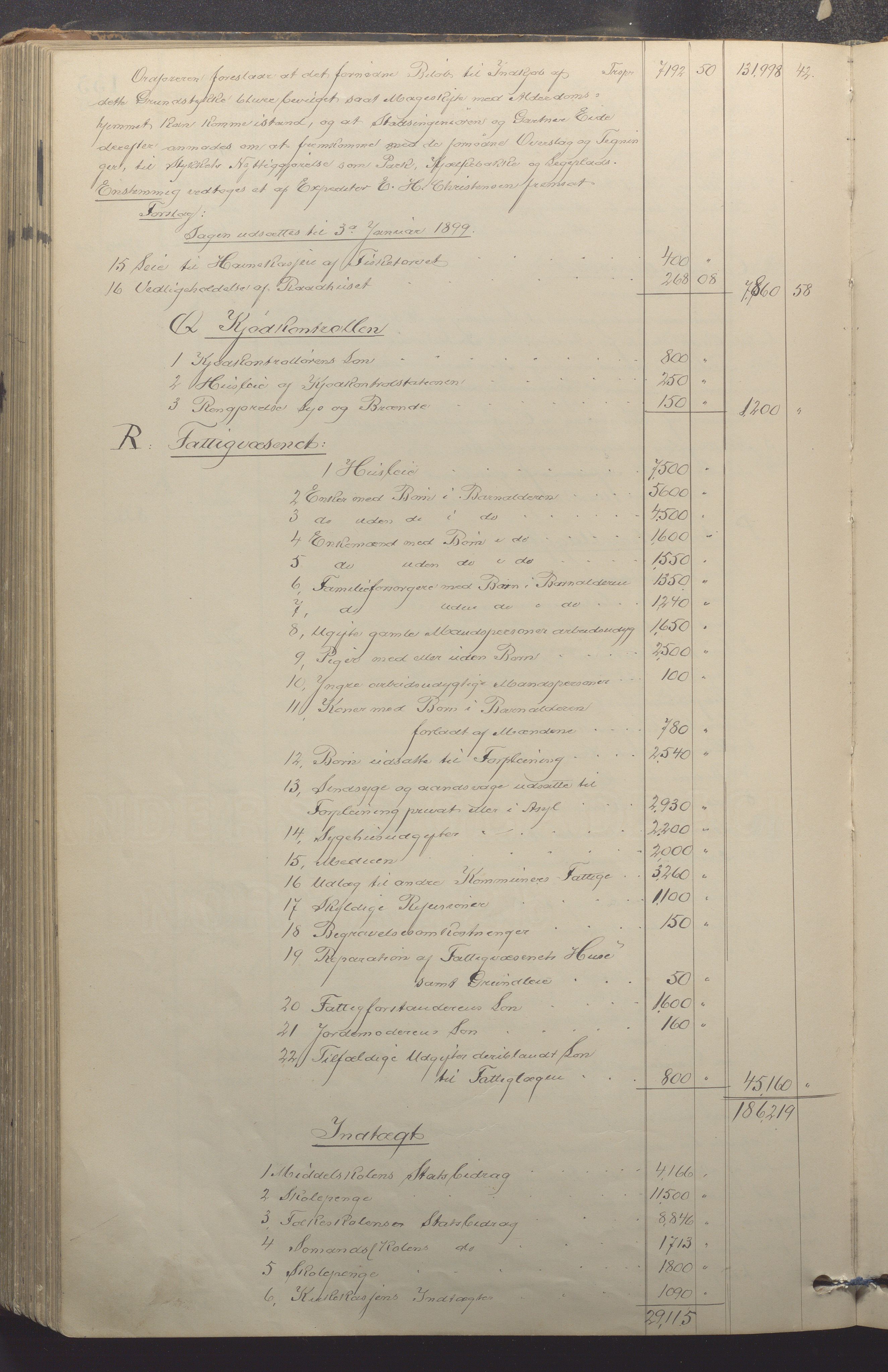 Haugesund kommune - Formannskapet, IKAR/X-0001/A/L0006: Møtebok, 1895-1900, p. 155b