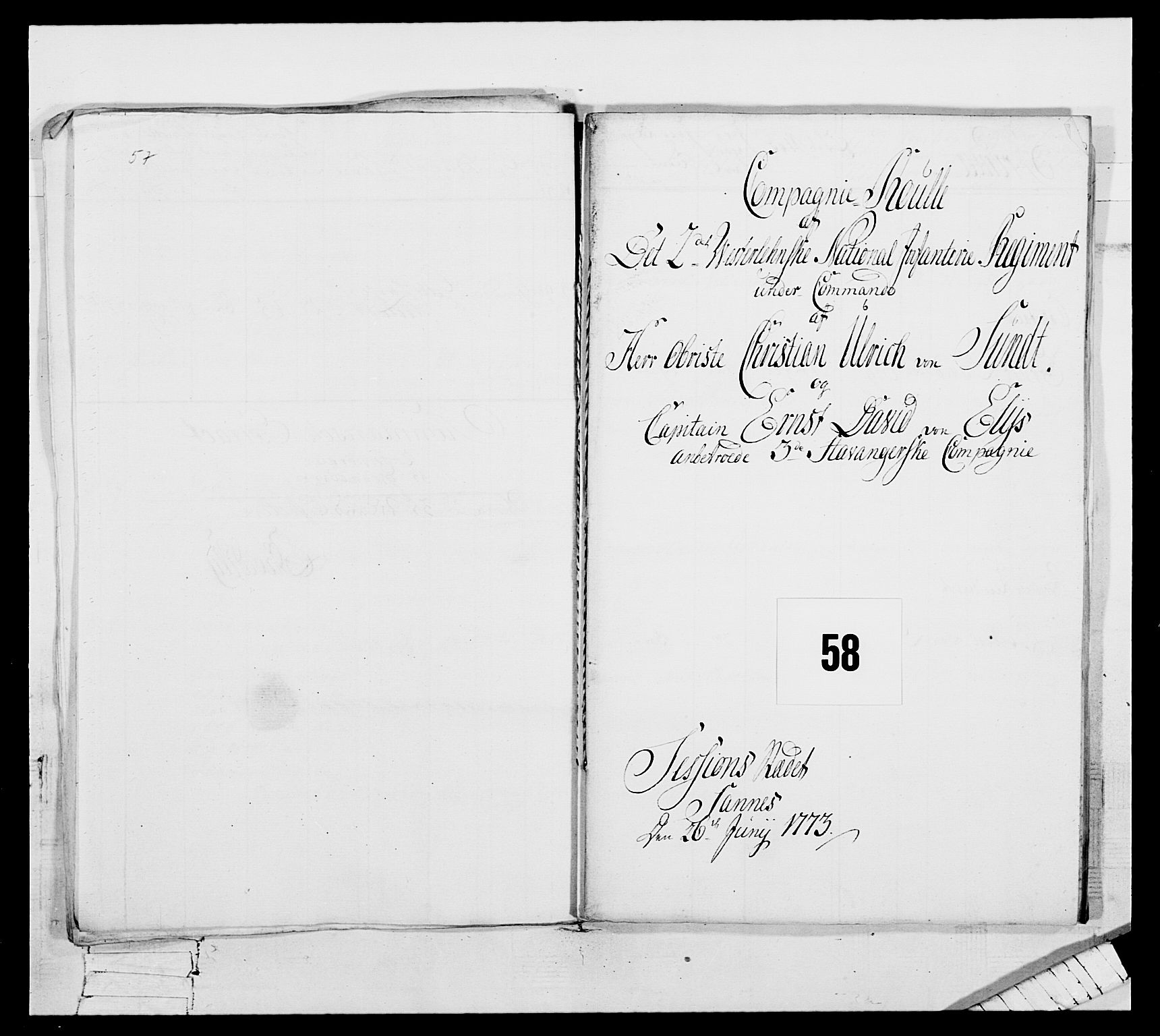 Generalitets- og kommissariatskollegiet, Det kongelige norske kommissariatskollegium, RA/EA-5420/E/Eh/L0105: 2. Vesterlenske nasjonale infanteriregiment, 1766-1773, p. 295