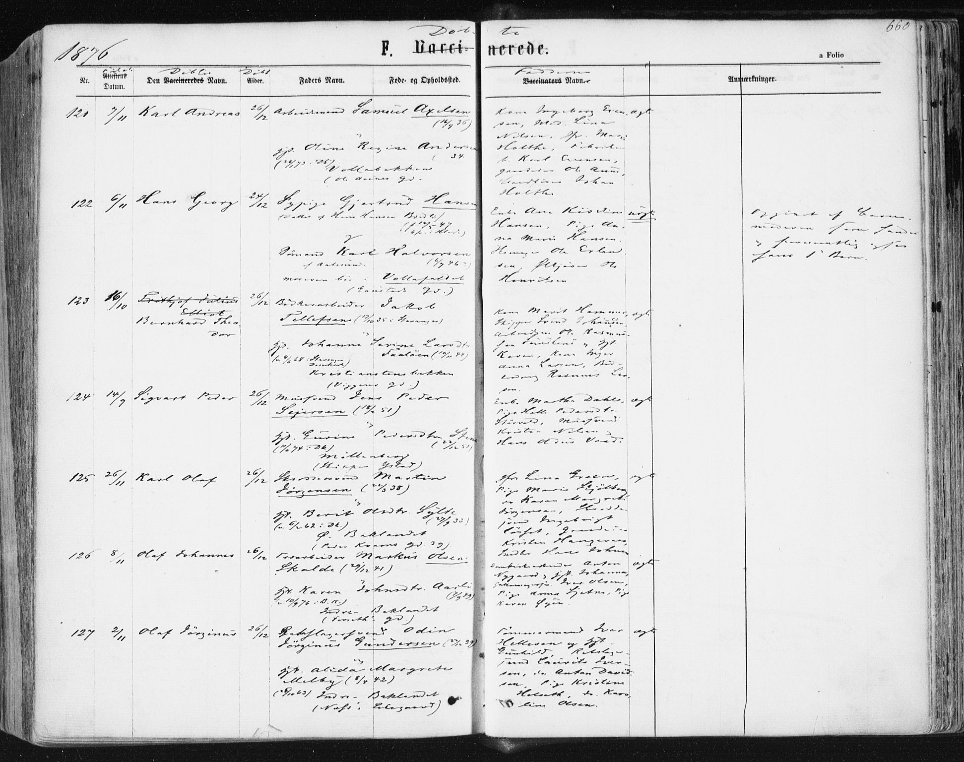 Ministerialprotokoller, klokkerbøker og fødselsregistre - Sør-Trøndelag, AV/SAT-A-1456/604/L0186: Parish register (official) no. 604A07, 1866-1877, p. 660