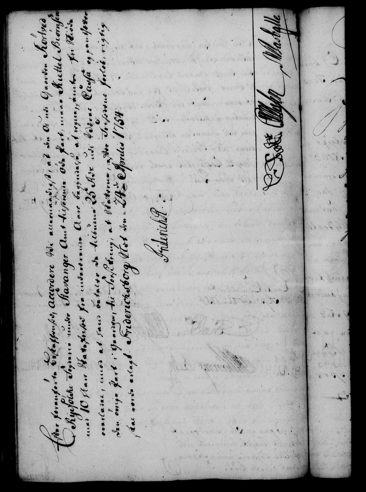 Rentekammeret, Kammerkanselliet, RA/EA-3111/G/Gf/Gfa/L0036: Norsk relasjons- og resolusjonsprotokoll (merket RK 52.36), 1754, p. 298