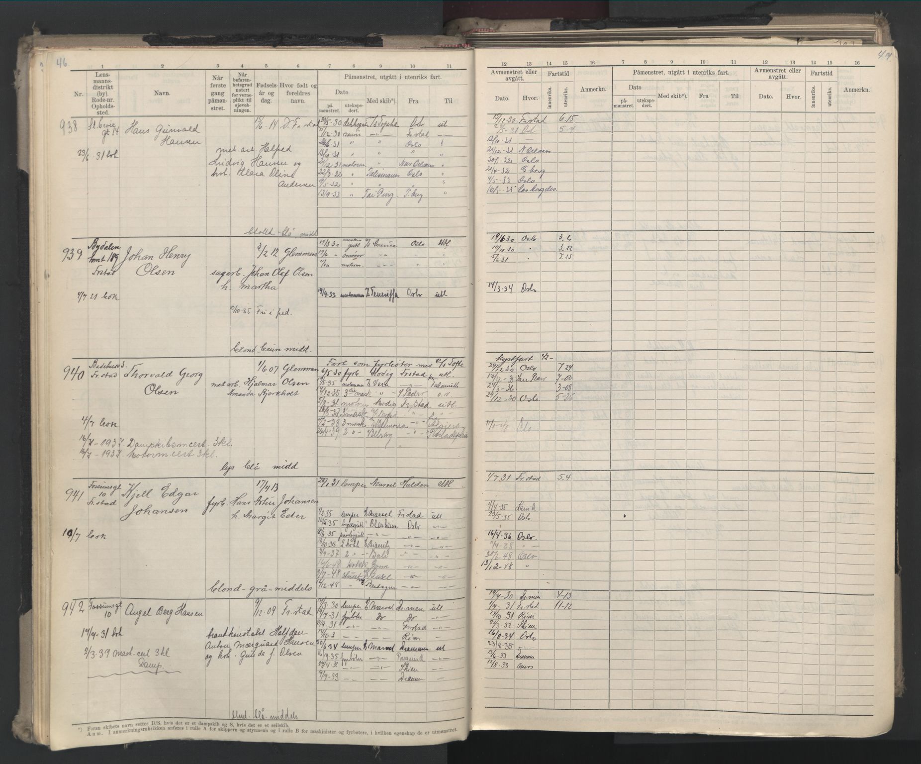Oslo sjømannskontor, AV/SAO-A-10595/F/Fd/L0008: B-rulle, 1914, p. 46-47
