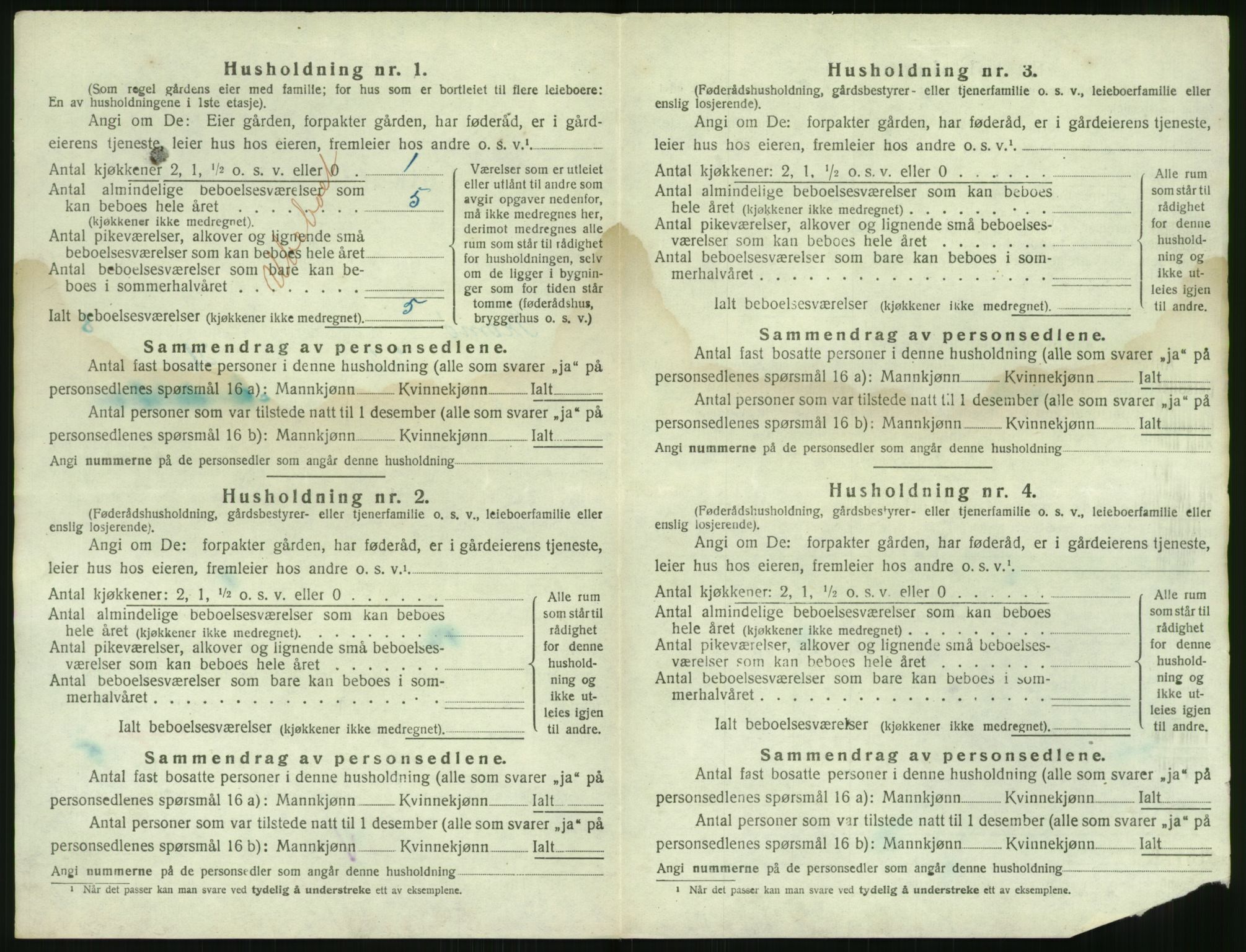 SAK, 1920 census for Tromøy, 1920, p. 956