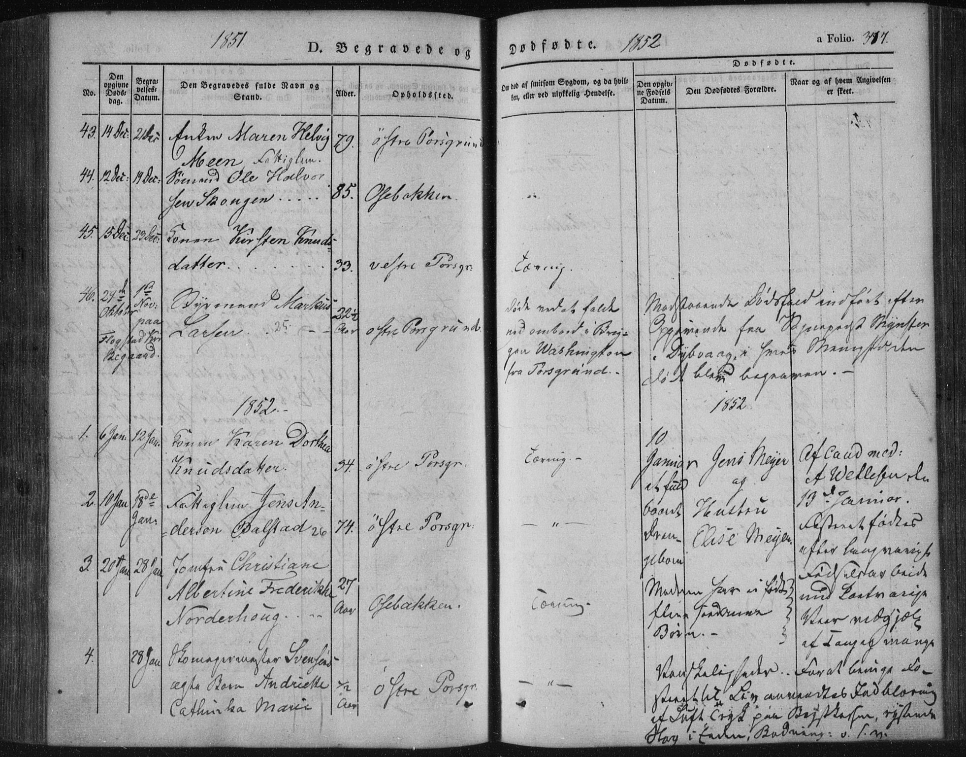 Porsgrunn kirkebøker , SAKO/A-104/F/Fa/L0006: Parish register (official) no. 6, 1841-1857, p. 377
