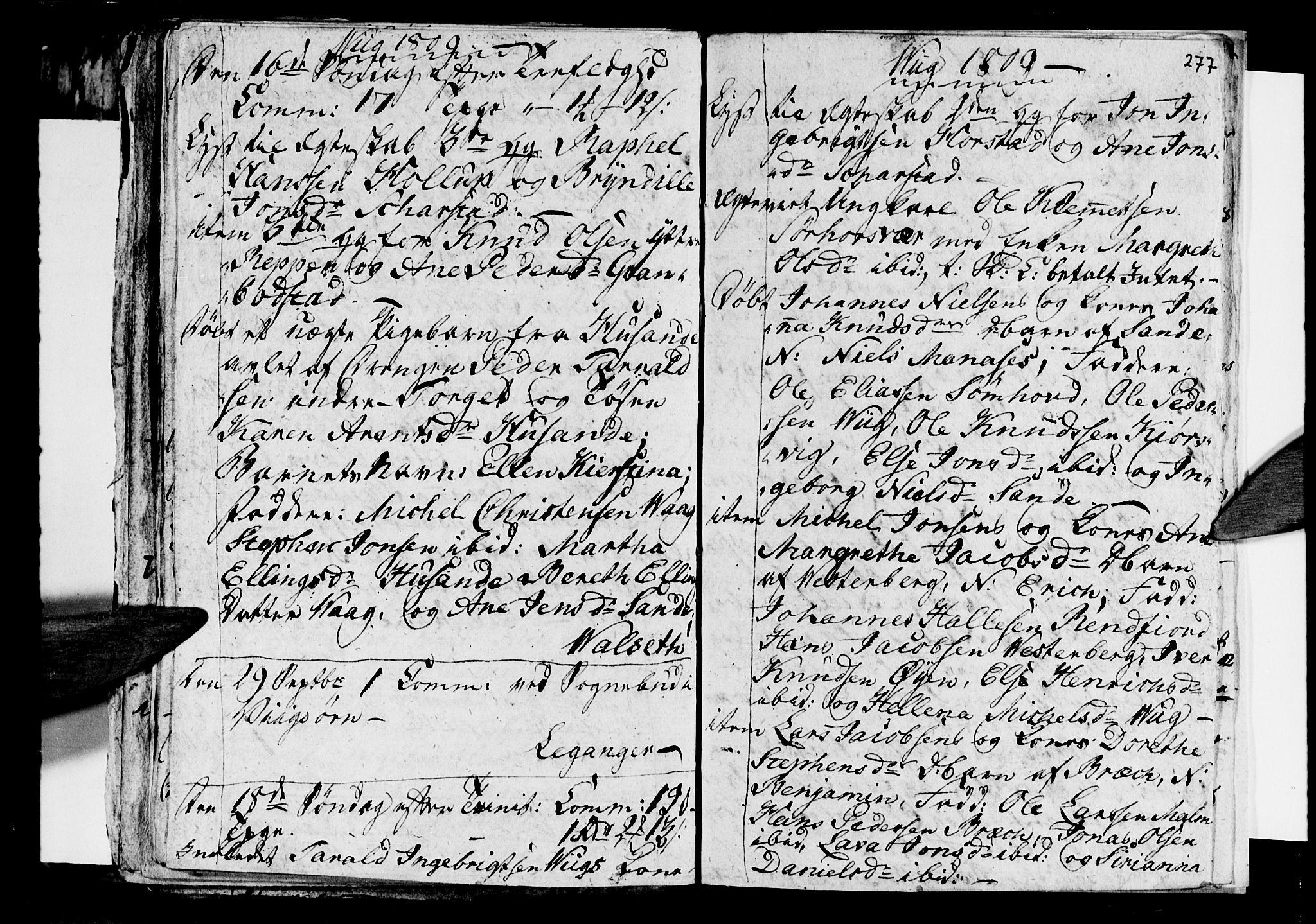 Ministerialprotokoller, klokkerbøker og fødselsregistre - Nordland, SAT/A-1459/812/L0184: Parish register (copy) no. 812C02, 1793-1809, p. 277