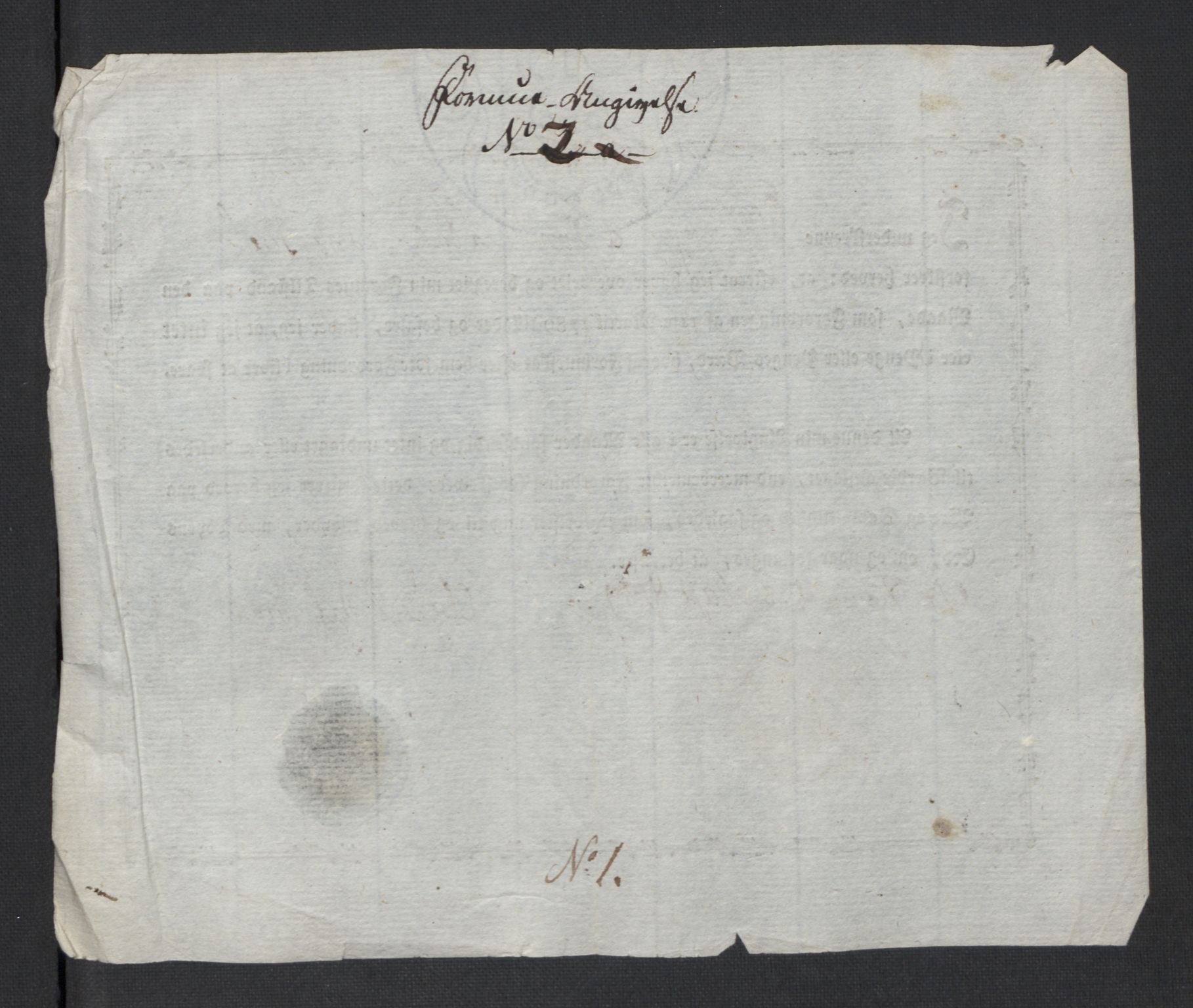 Rentekammeret inntil 1814, Reviderte regnskaper, Mindre regnskaper, RA/EA-4068/Rf/Rfe/L0006: Christiania, 1789, p. 136