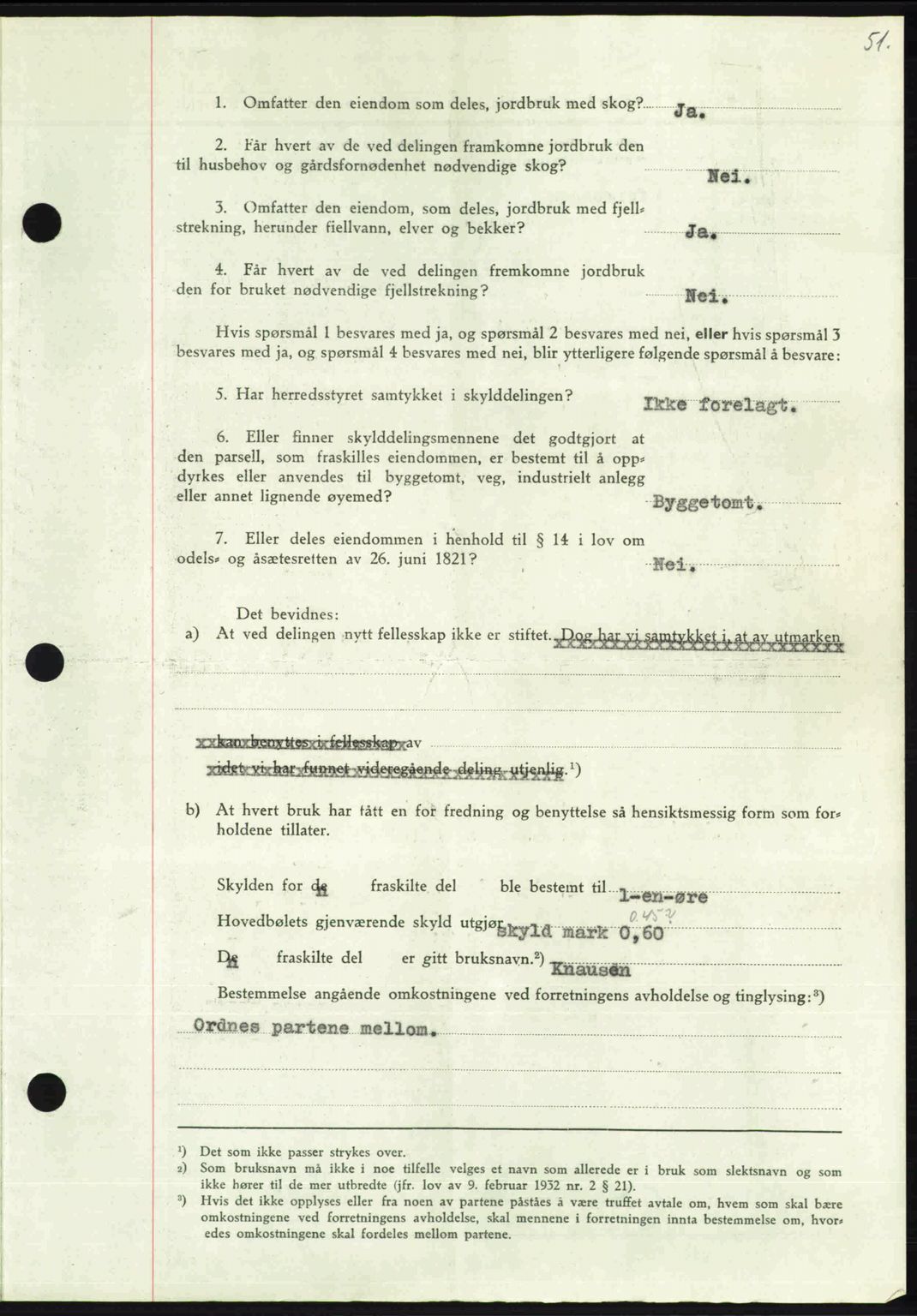 Nordmøre sorenskriveri, AV/SAT-A-4132/1/2/2Ca: Mortgage book no. A102, 1946-1946, Diary no: : 1354/1946