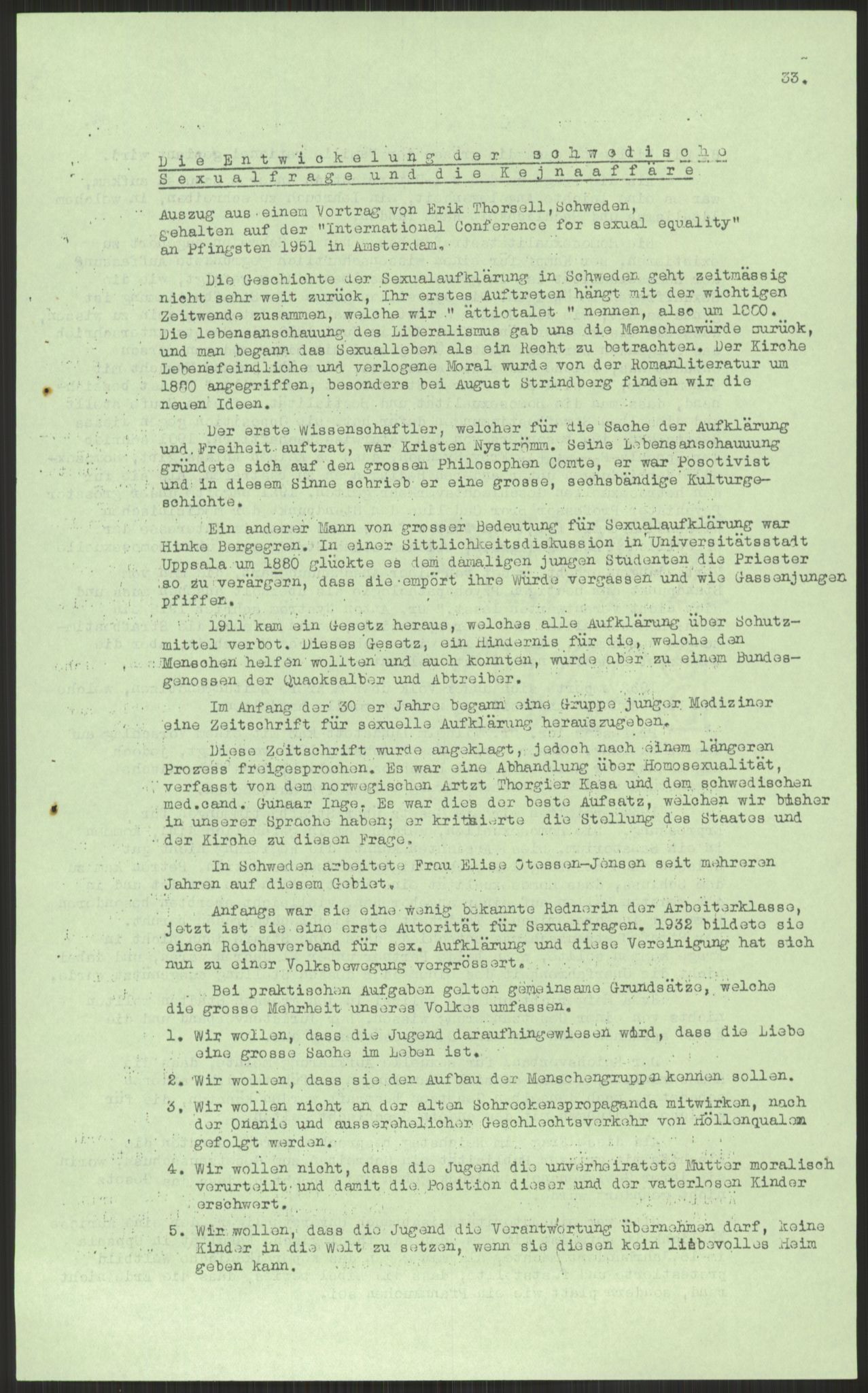 Det Norske Forbundet av 1948/Landsforeningen for Lesbisk og Homofil Frigjøring, AV/RA-PA-1216/F/Fb/L0001: ICSE, 1951-1959, p. 137