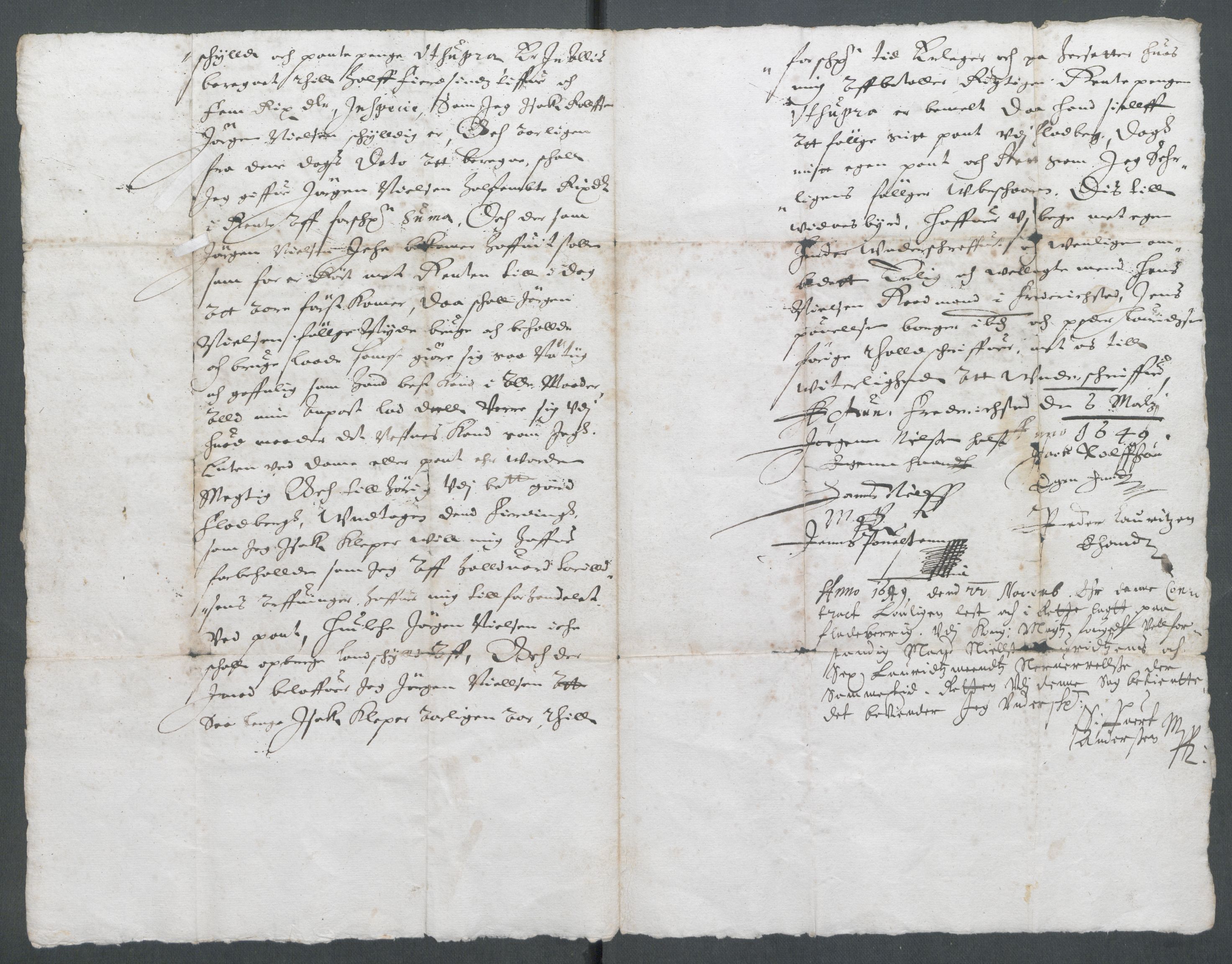 Riksarkivets diplomsamling, AV/RA-EA-5965/F02/L0162: Dokumenter, 1649, p. 21