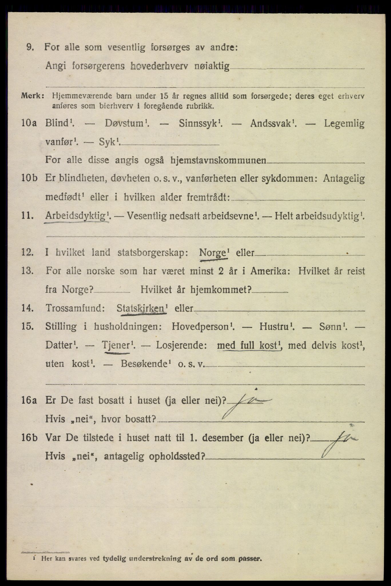 SAH, 1920 census for Østre Gausdal, 1920, p. 1923