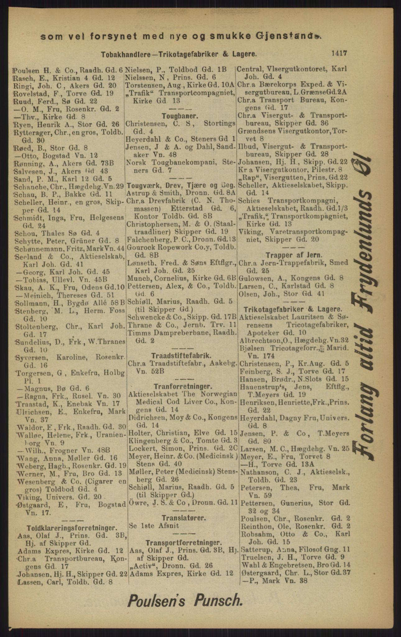 Kristiania/Oslo adressebok, PUBL/-, 1902, p. 1417