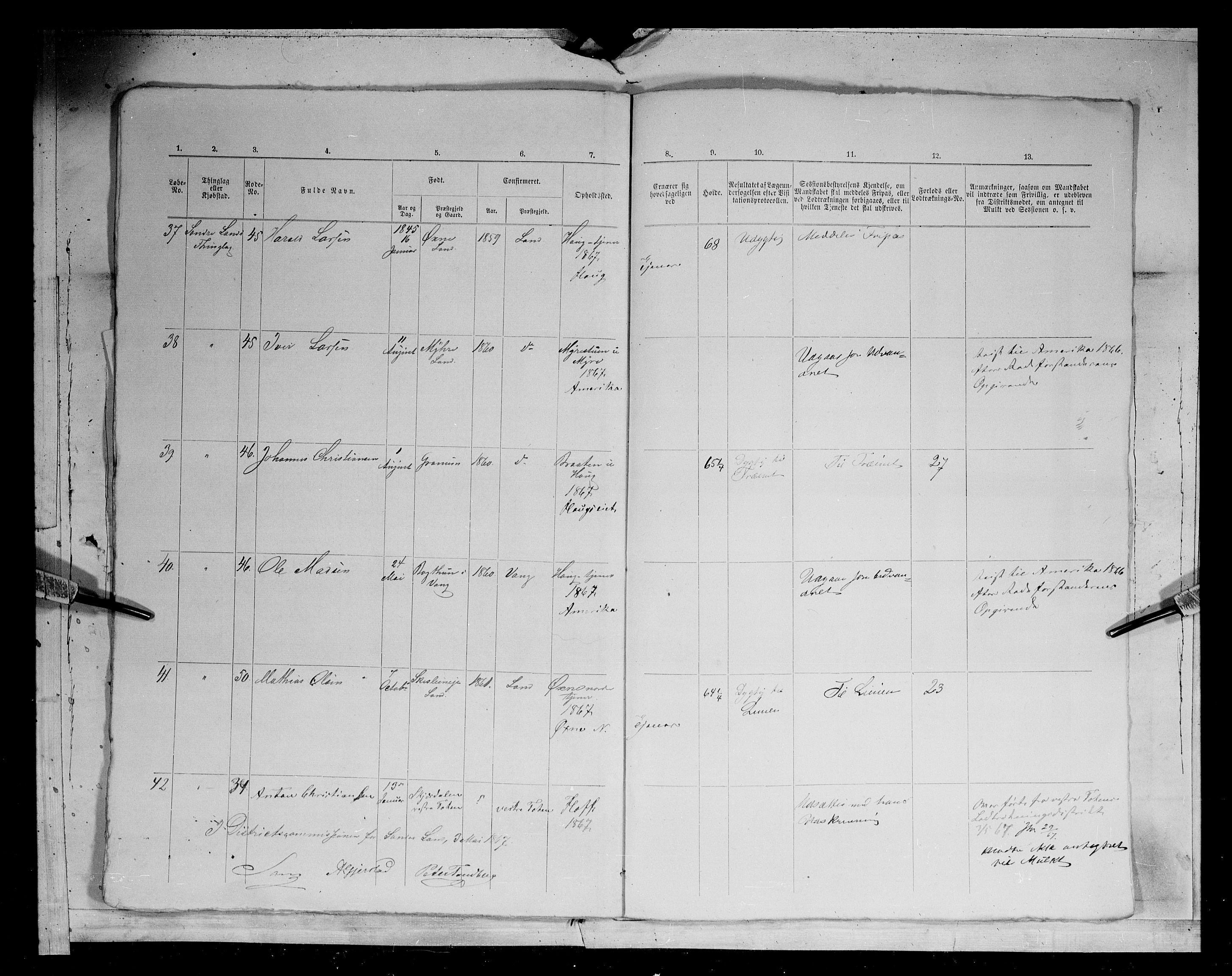 Fylkesmannen i Oppland, AV/SAH-FYO-002/1/K/Kg/L1167: Søndre og Nordre Land, Vestre Toten, 1860-1879, p. 9245