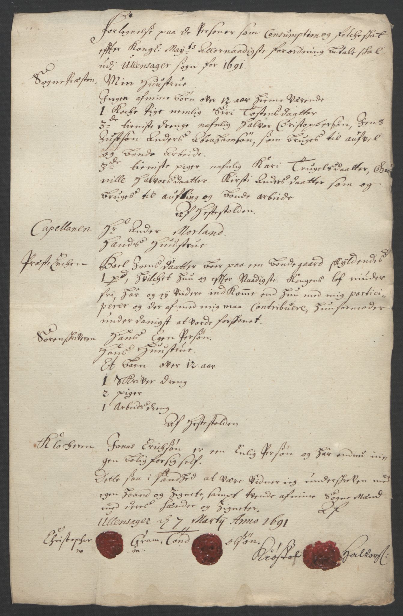 Rentekammeret inntil 1814, Reviderte regnskaper, Fogderegnskap, AV/RA-EA-4092/R12/L0703: Fogderegnskap Øvre Romerike, 1691, p. 235