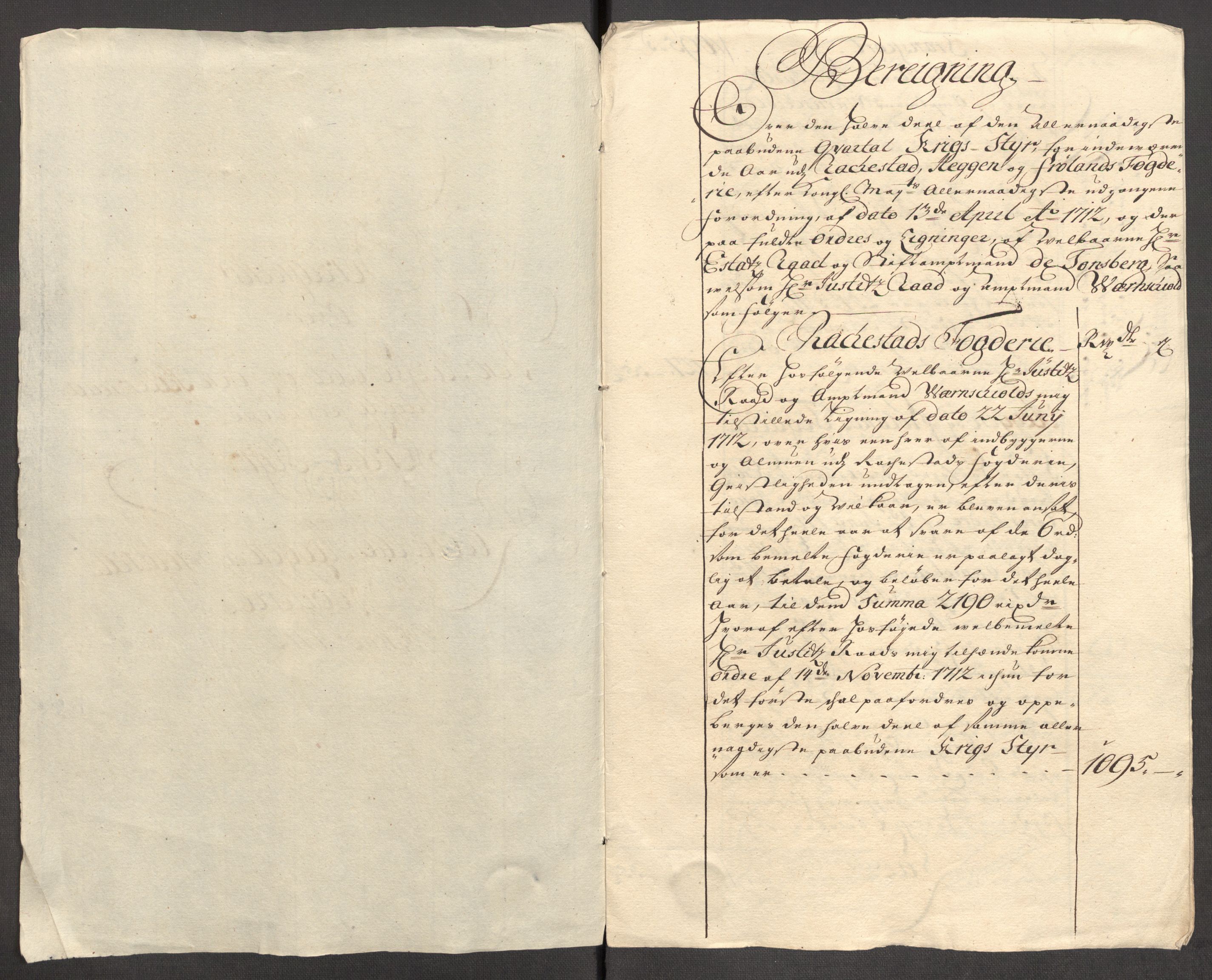 Rentekammeret inntil 1814, Reviderte regnskaper, Fogderegnskap, RA/EA-4092/R07/L0305: Fogderegnskap Rakkestad, Heggen og Frøland, 1712, p. 22