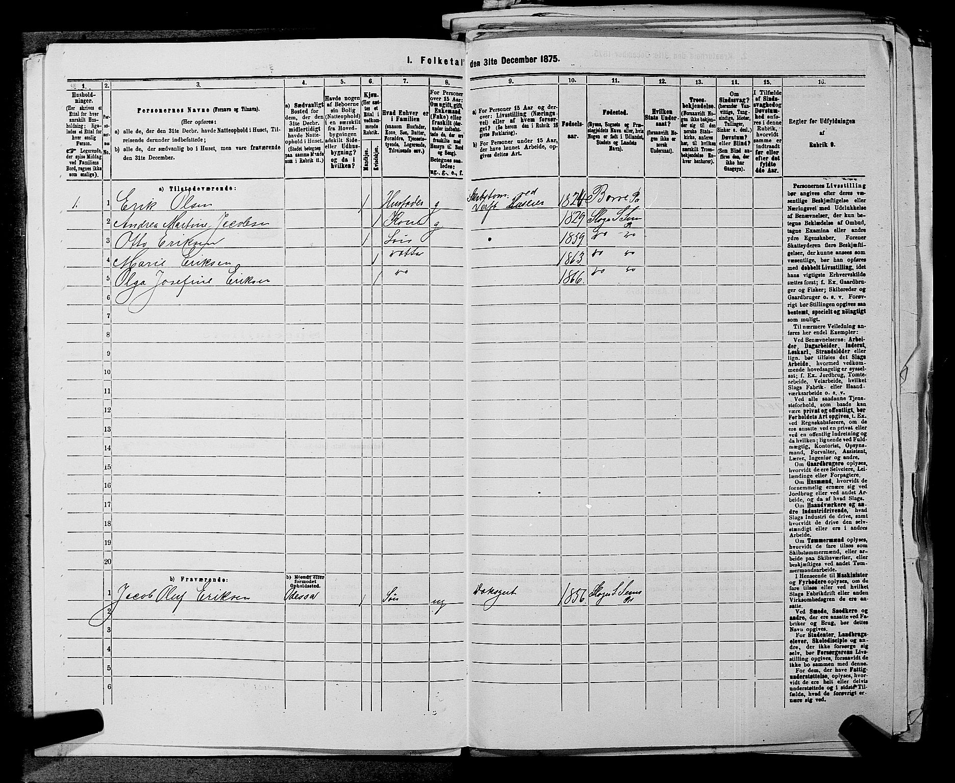SAKO, 1875 census for 0721P Sem, 1875, p. 1549