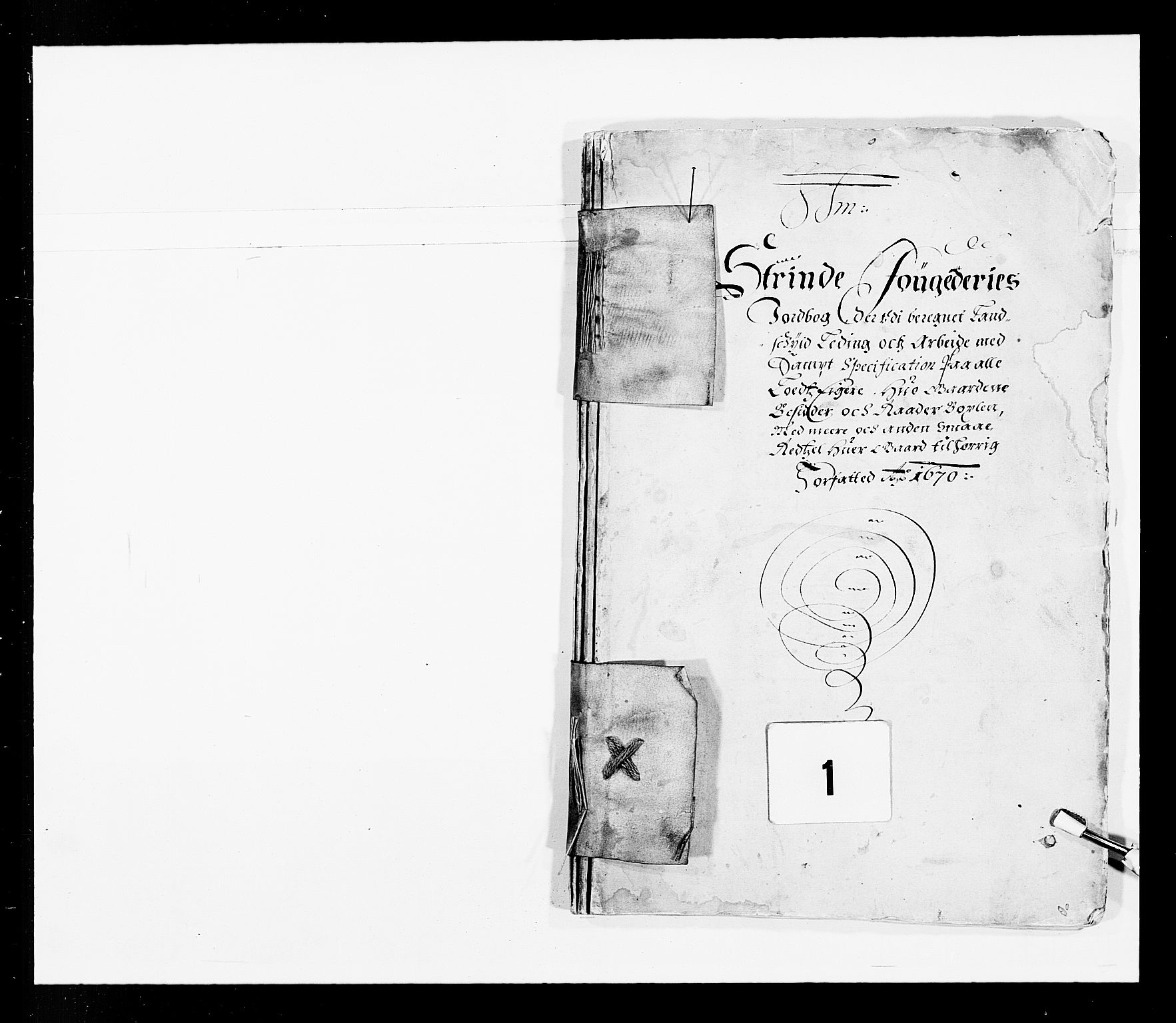Stattholderembetet 1572-1771, AV/RA-EA-2870/Ek/L0033b/0001: Jordebøker 1662-1720: / Matrikler for Strinda, Selbu, Orkdal, Stjørdal, Gauldal og Fosen, 1670-1671, p. 3
