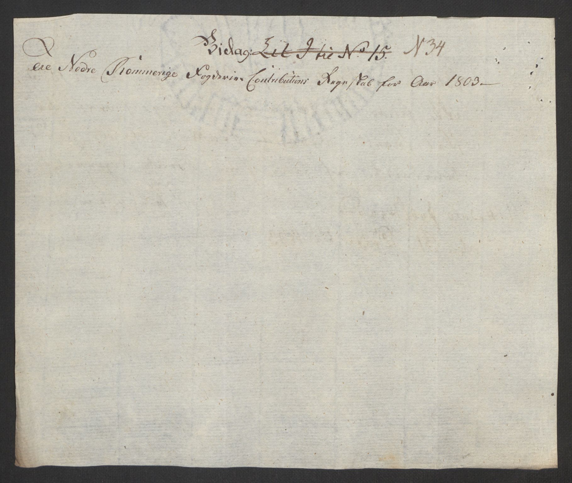 Rentekammeret inntil 1814, Reviderte regnskaper, Fogderegnskap, AV/RA-EA-4092/R11/L0679: Fogderegnskap Nedre Romerike, 1803, p. 130